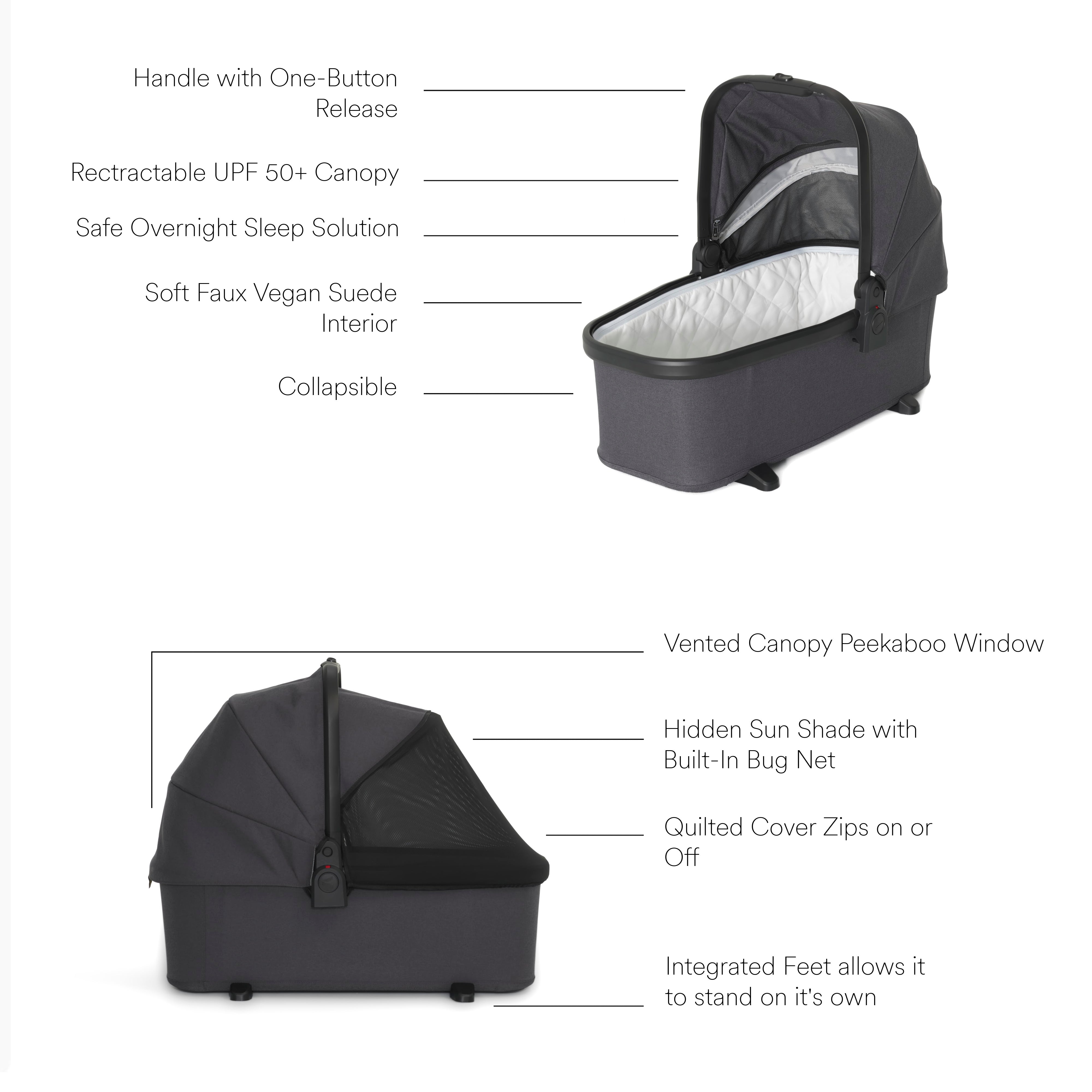 Veer Switchback Bassinet | Lullabye Shop