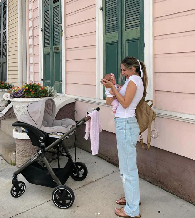 MAXI-COSI ZELIA LUXE+ TRAVEL SYSTEM - ARCTIC FROST
