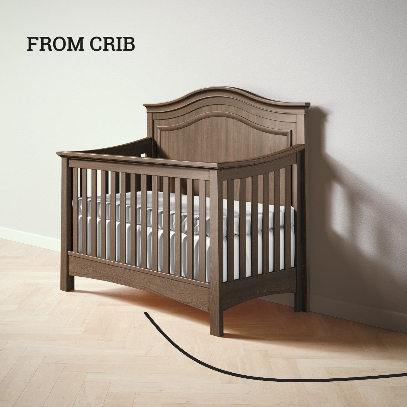 Silva Furniture Universal Full-Bed Conversion Kit (Edison | Jackson | Serena)