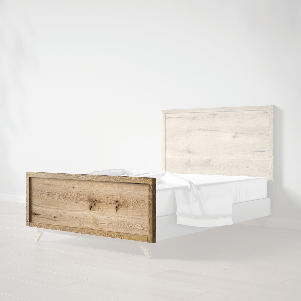 Romina Uptown Low-Profile Footboard / Oak