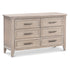 Monogram by Namesake Beckett 6-Drawer Double Dresser | Lullabye Shop