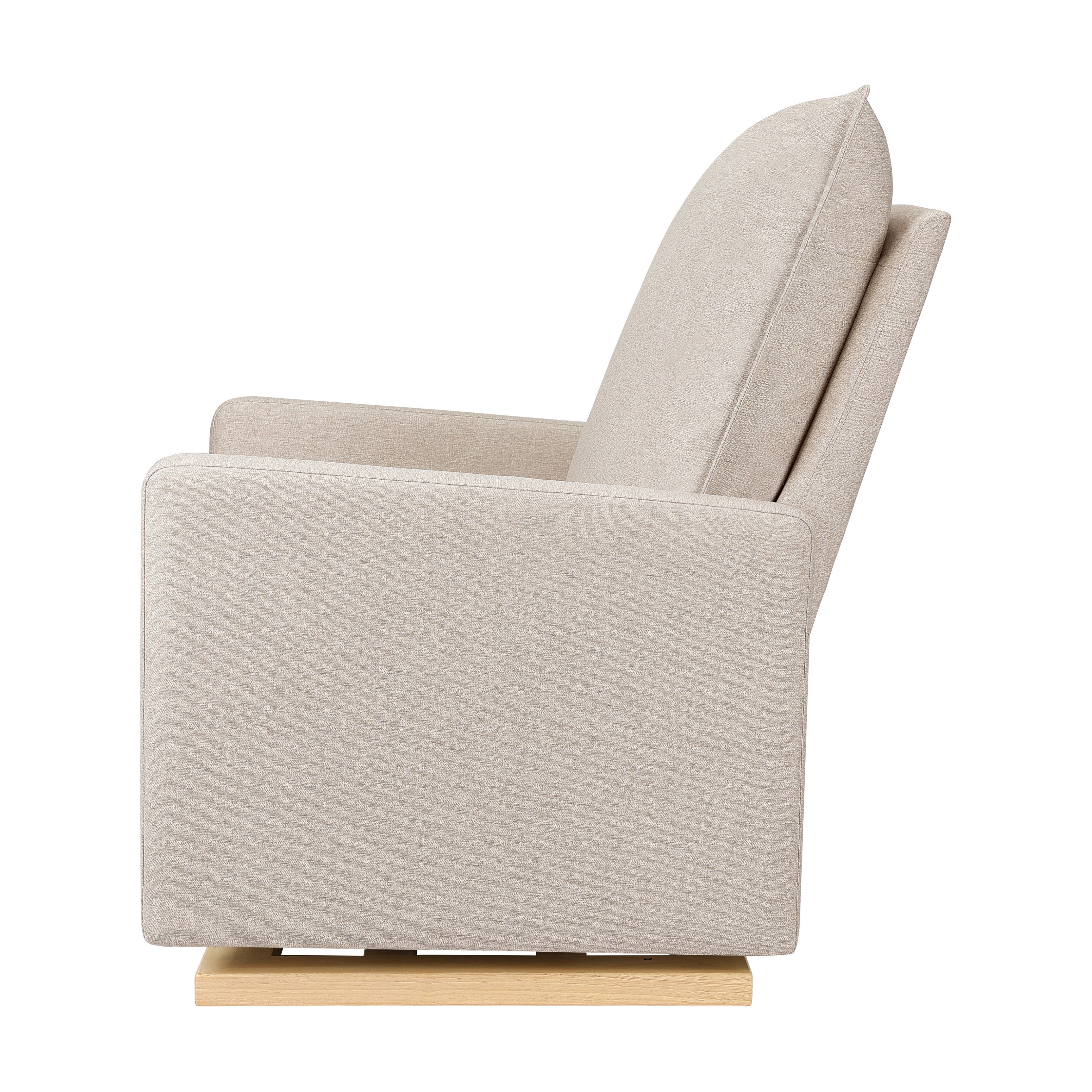 Babyletto Cali Pillowback Chair and a Half Glider in Eco-Performance Fabric | Water Repellent & Stain Resistant | Lullabye Shop