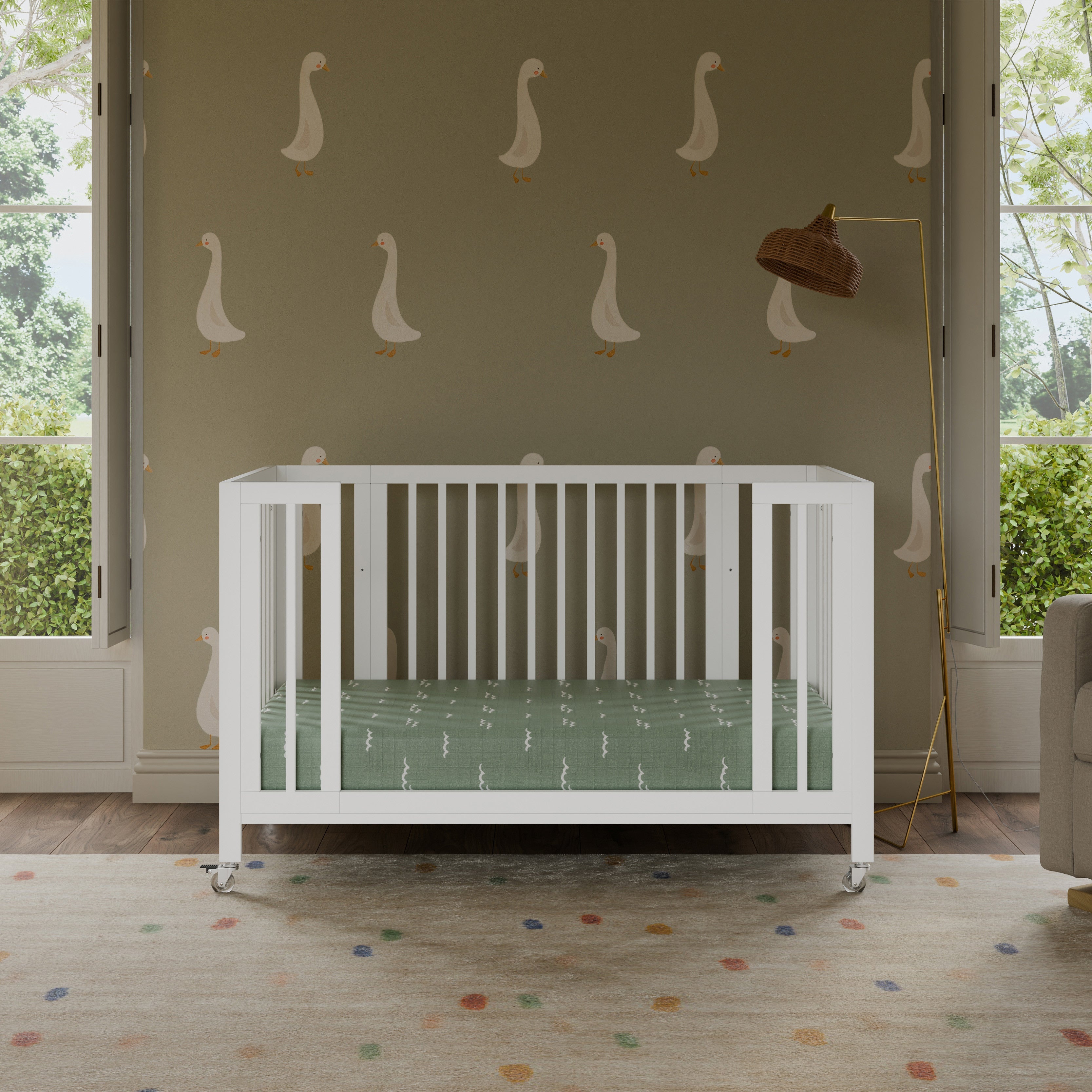 Babyletto Rolli 9-in-1 Convertible All-Stages Crib with Bassinet & Toddler Bed Conversion Kits | Lullabye Shop
