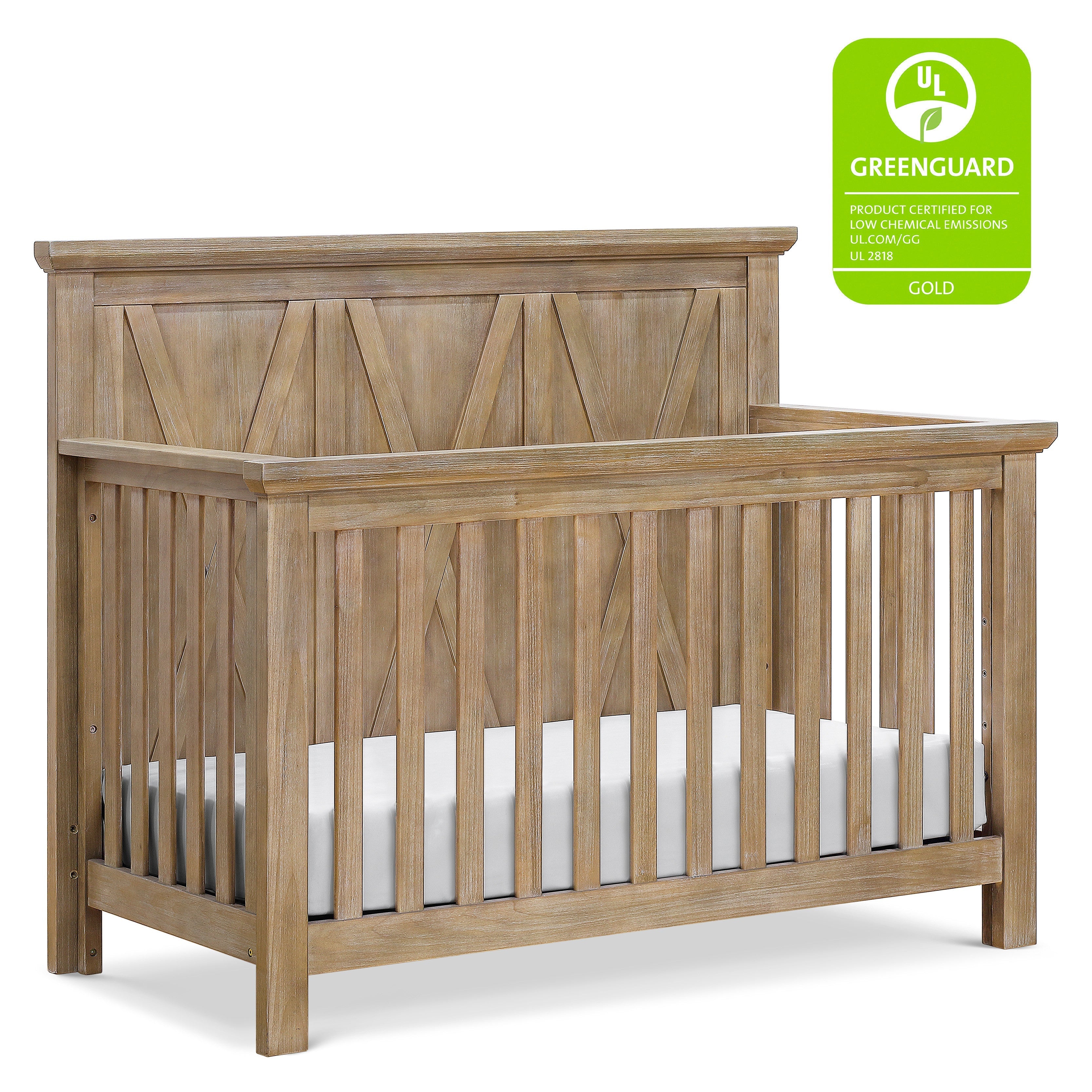Monogram by Namesake Emory Farmhouse 4-in-1 Convertible Crib | Lullabye Shop