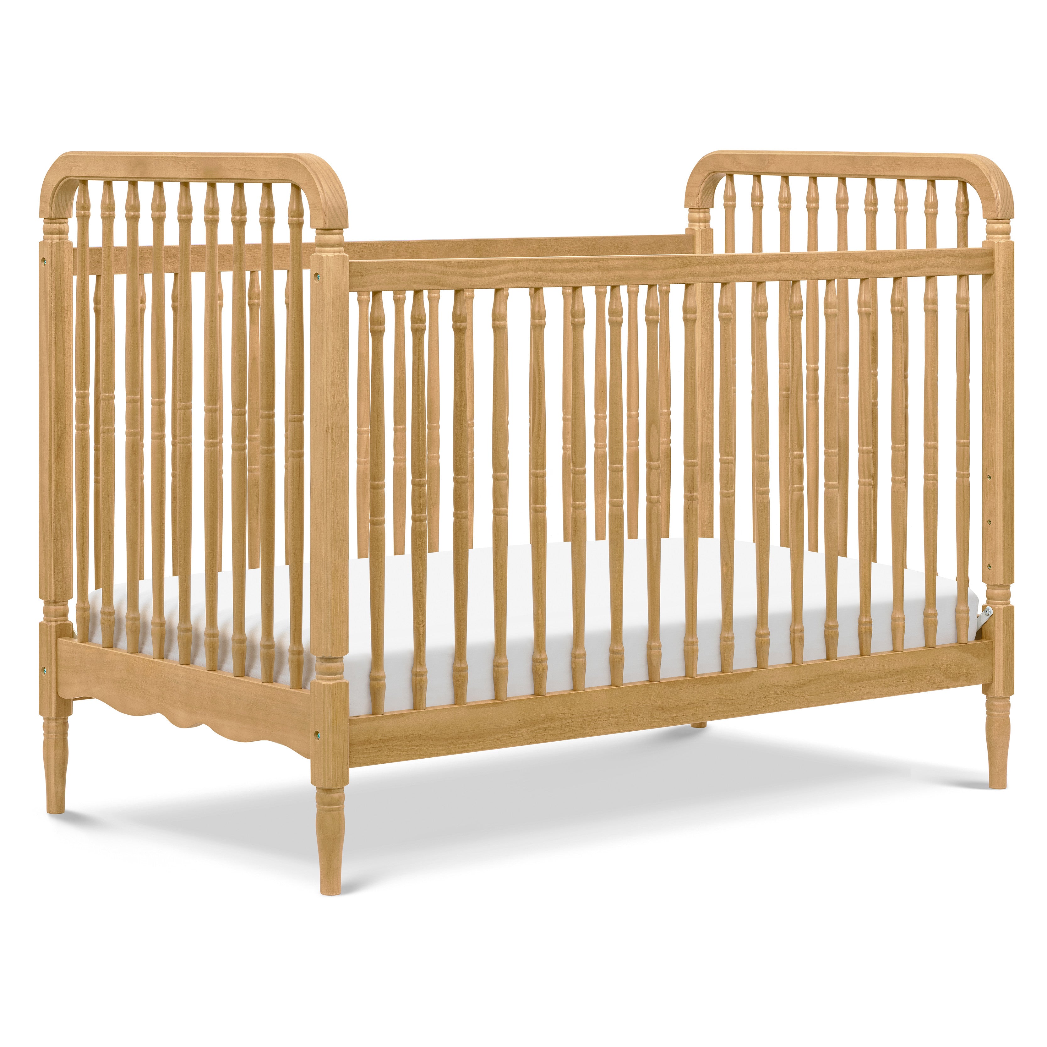 Namesake Liberty 3-in-1 Convertible Spindle Crib with Toddler Bed Conversion Kit | Lullabye Shop