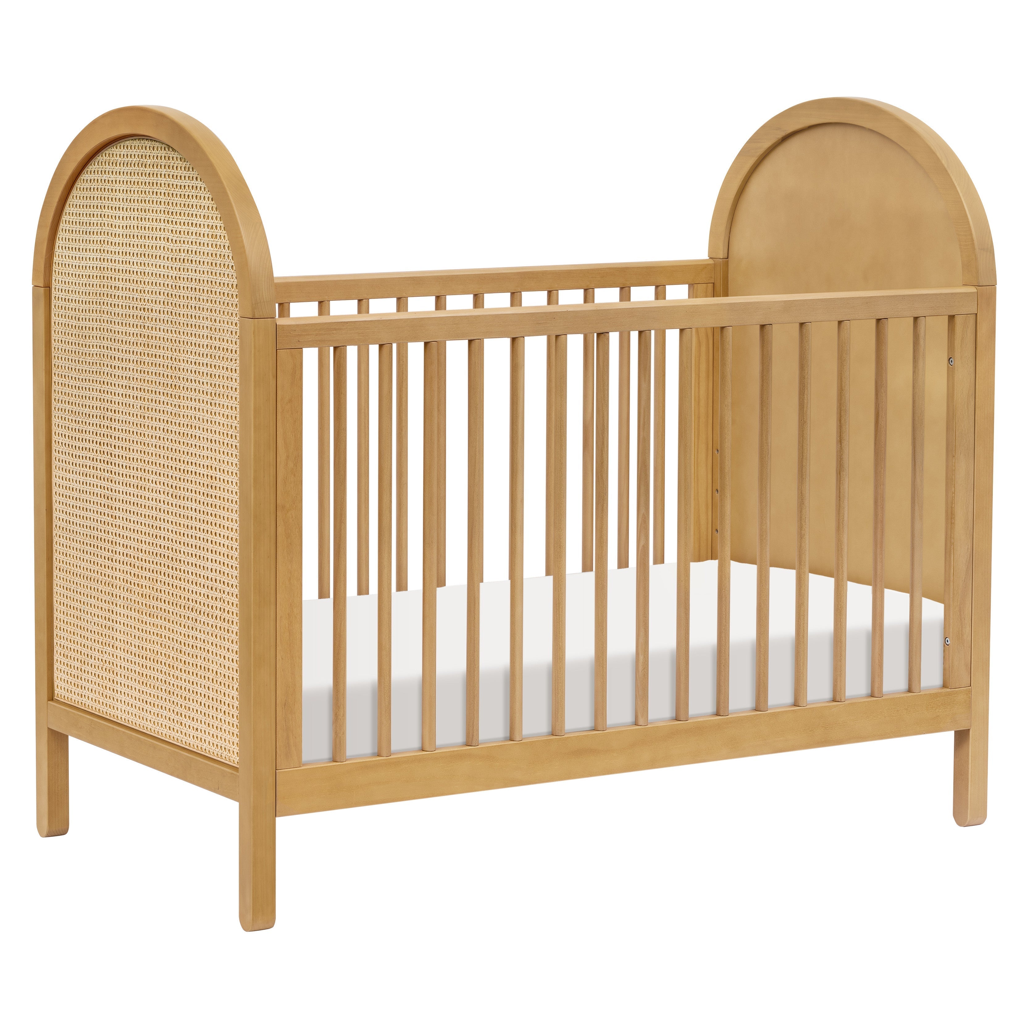 Babyletto Bondi Cane 3-in-1 Convertible Crib with Toddler Bed Conversion Kit | Lullabye Shop