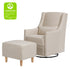 Babyletto Toco Swivel Glider and Ottoman in Eco-Performance Fabric | Water Repellent & Stain Resistant | Lullabye Shop