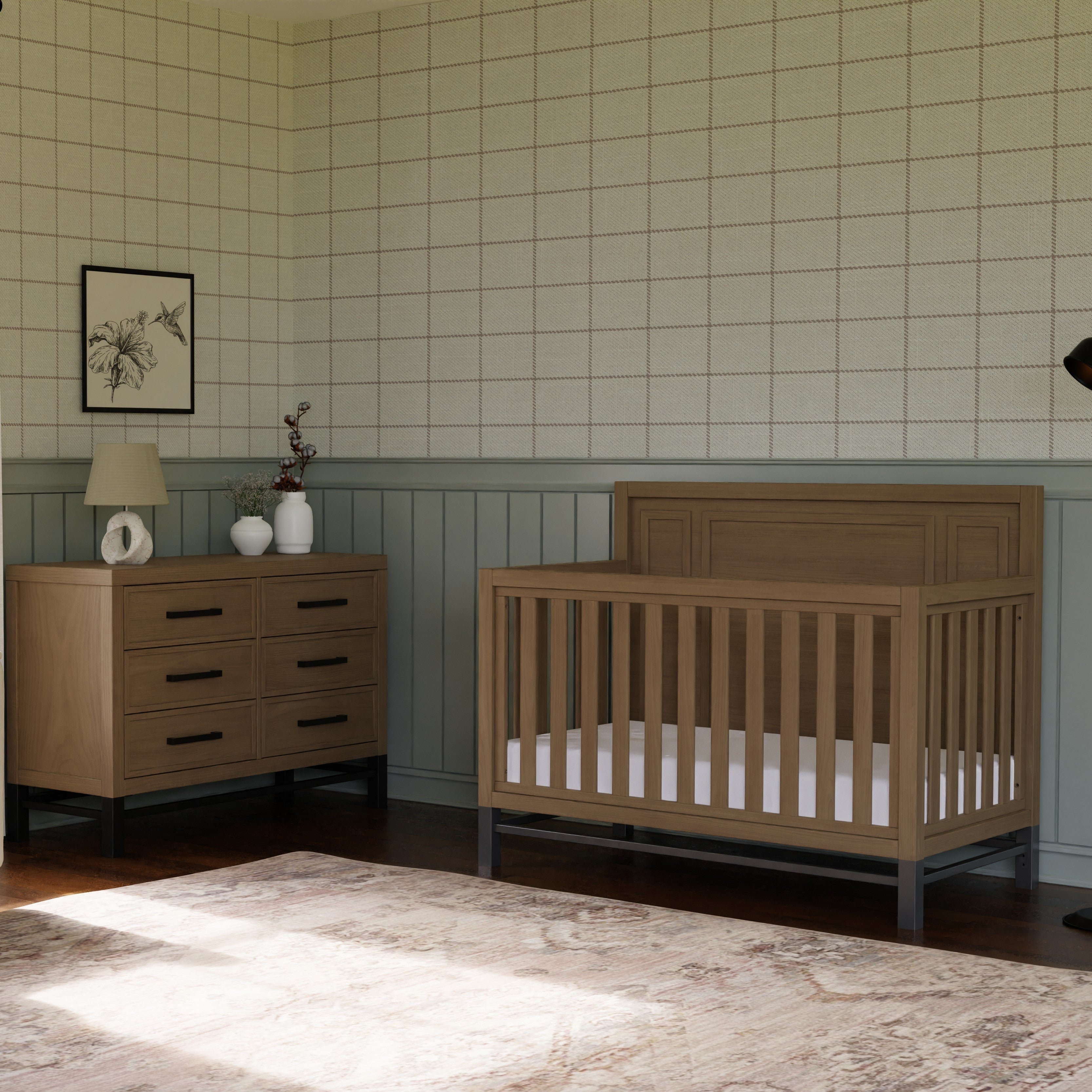 Monogram by Namesake Newbern 4-in-1 Convertible Crib | Lullabye Shop