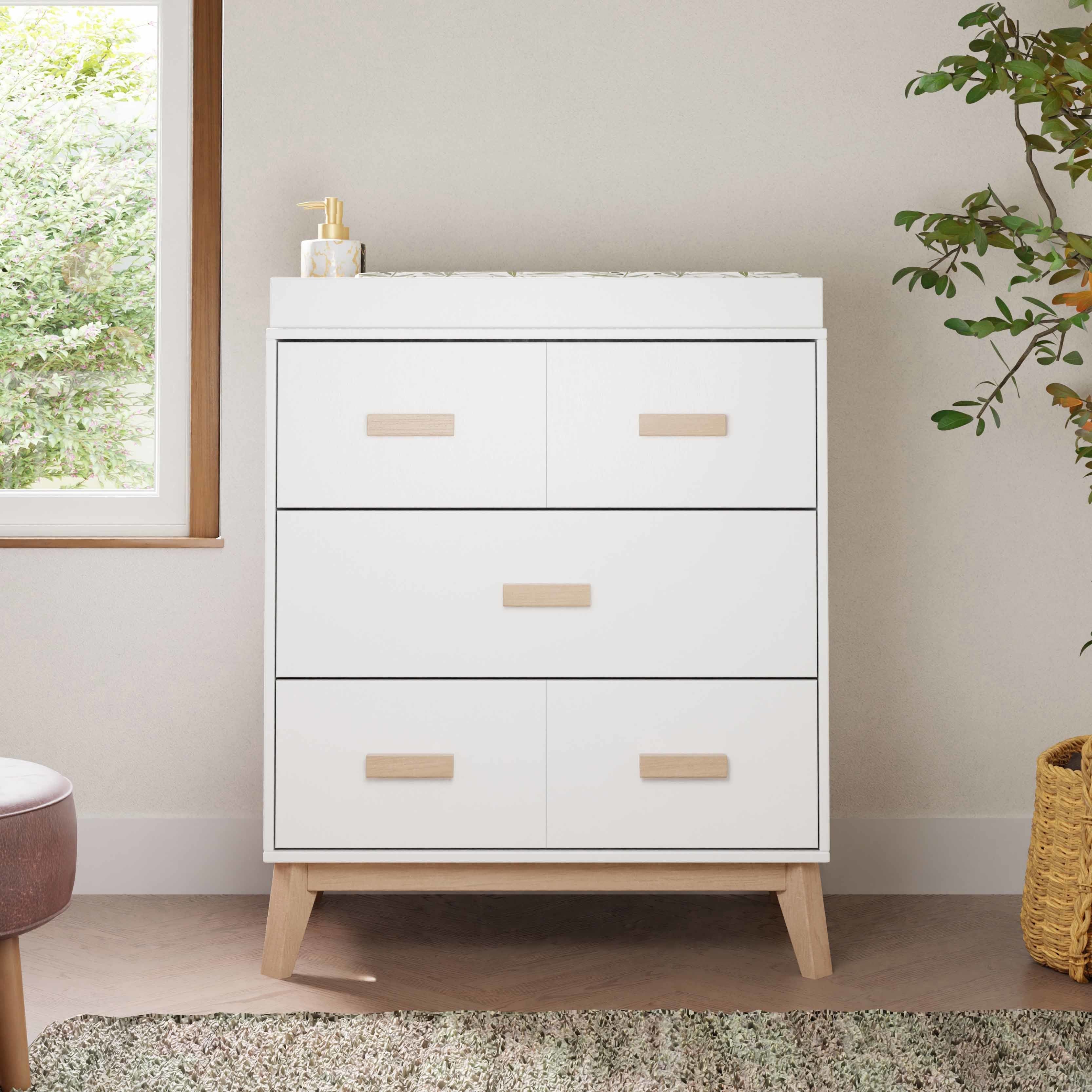 Babyletto Scoot 3-Drawer Changer Dresser with Removable Changing Tray | Lullabye Shop