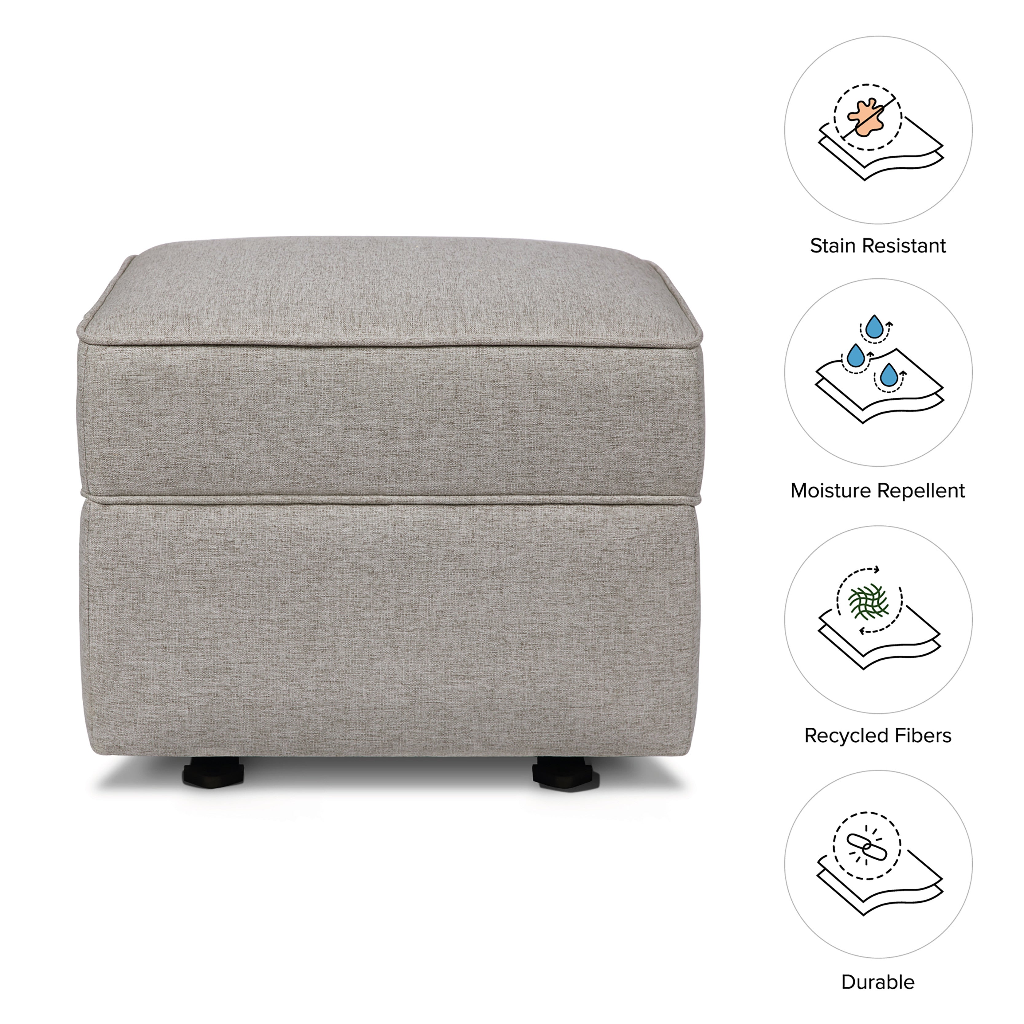 Namesake Willa-Alden Gliding Ottoman | Lullabye Shop