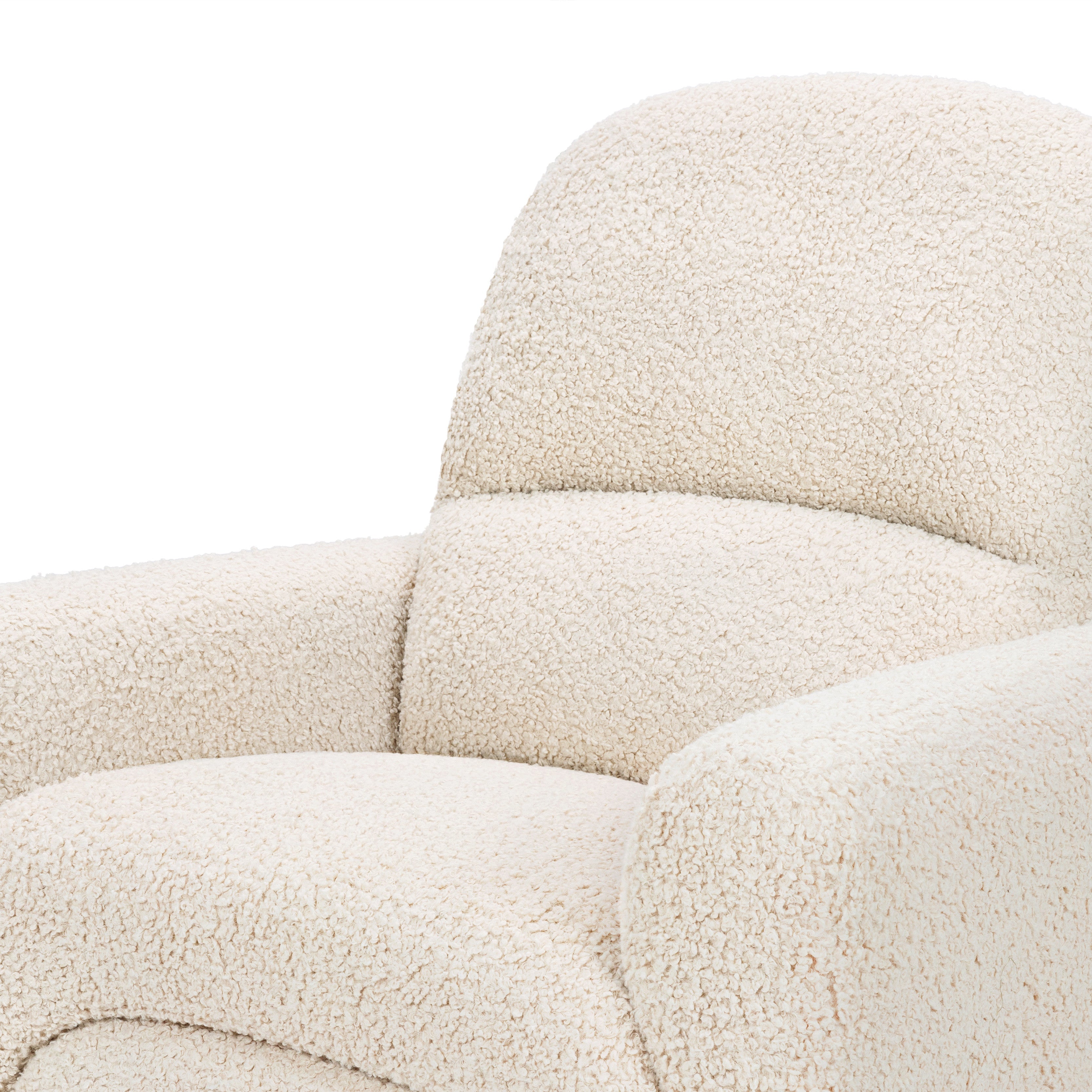 Babyletto Rainbow Recliner and Swivel Glider in Teddy Loop | Lullabye Shop