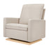 Babyletto Cali Pillowback Chair and a Half Glider in Eco-Performance Fabric | Water Repellent & Stain Resistant | Lullabye Shop