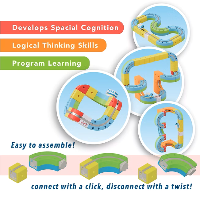 Rail Cube Magnetic Monorail Deluxe Set