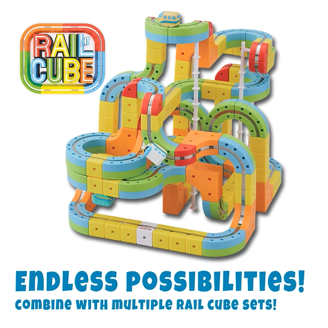 Rail Cube Magnetic Monorail Deluxe Set