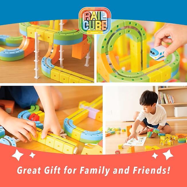Rail Cube Magnetic Monorail Deluxe Set