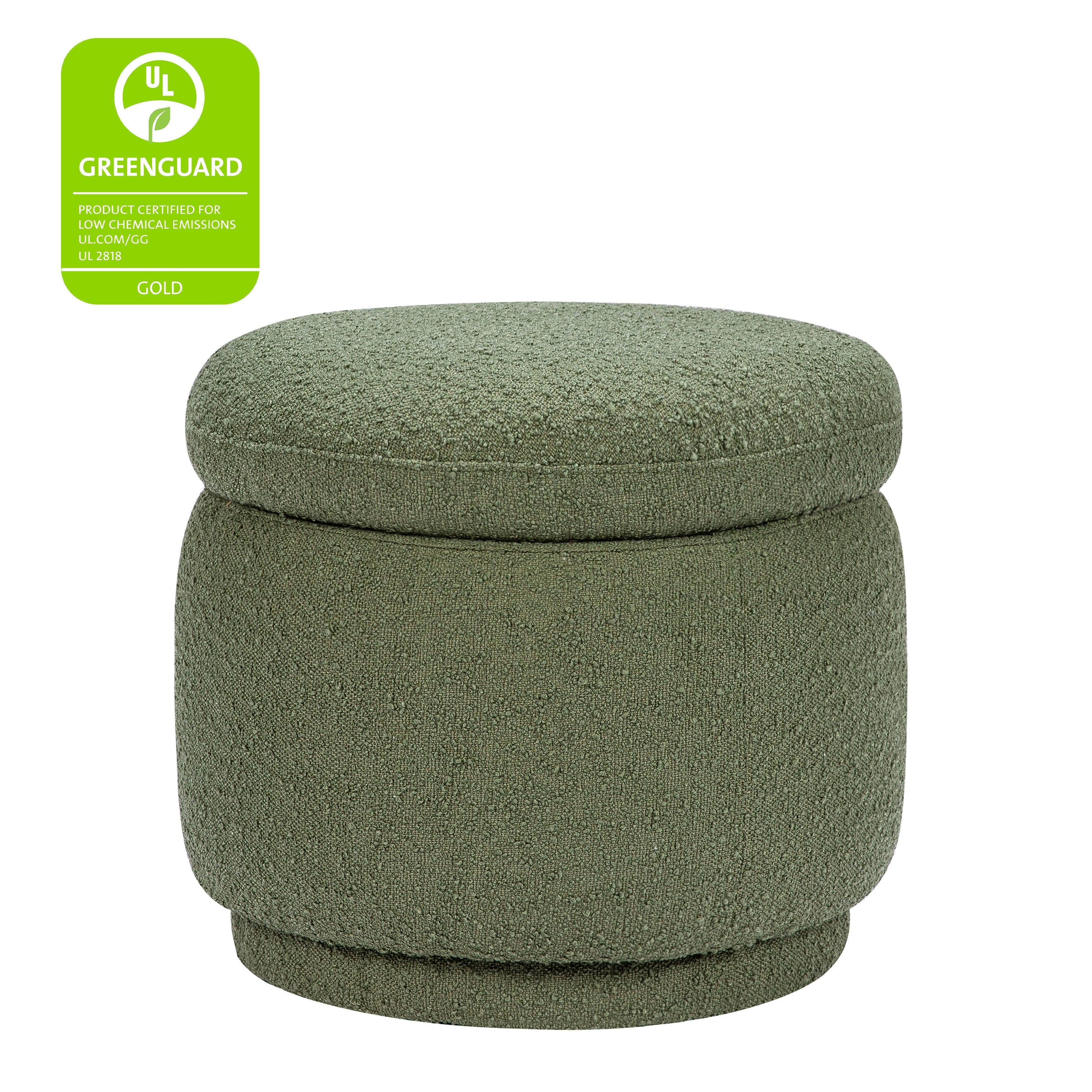 Babyletto Enoki Storage Ottoman in Boucle | Lullabye Shop