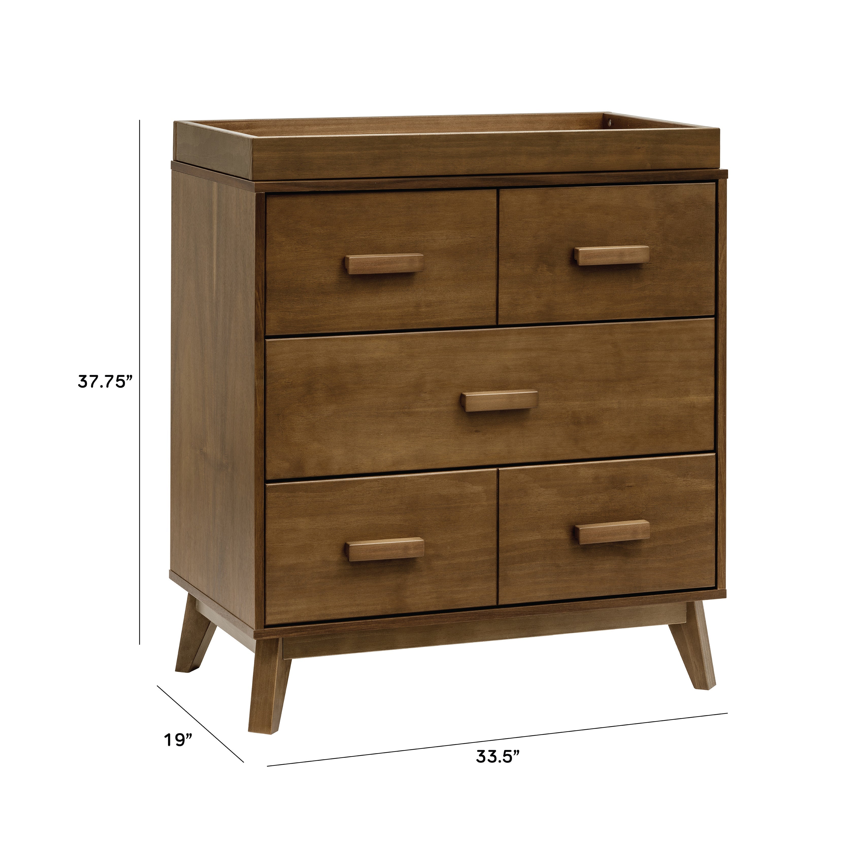 Babyletto Scoot 3-Drawer Changer Dresser with Removable Changing Tray | Lullabye Shop