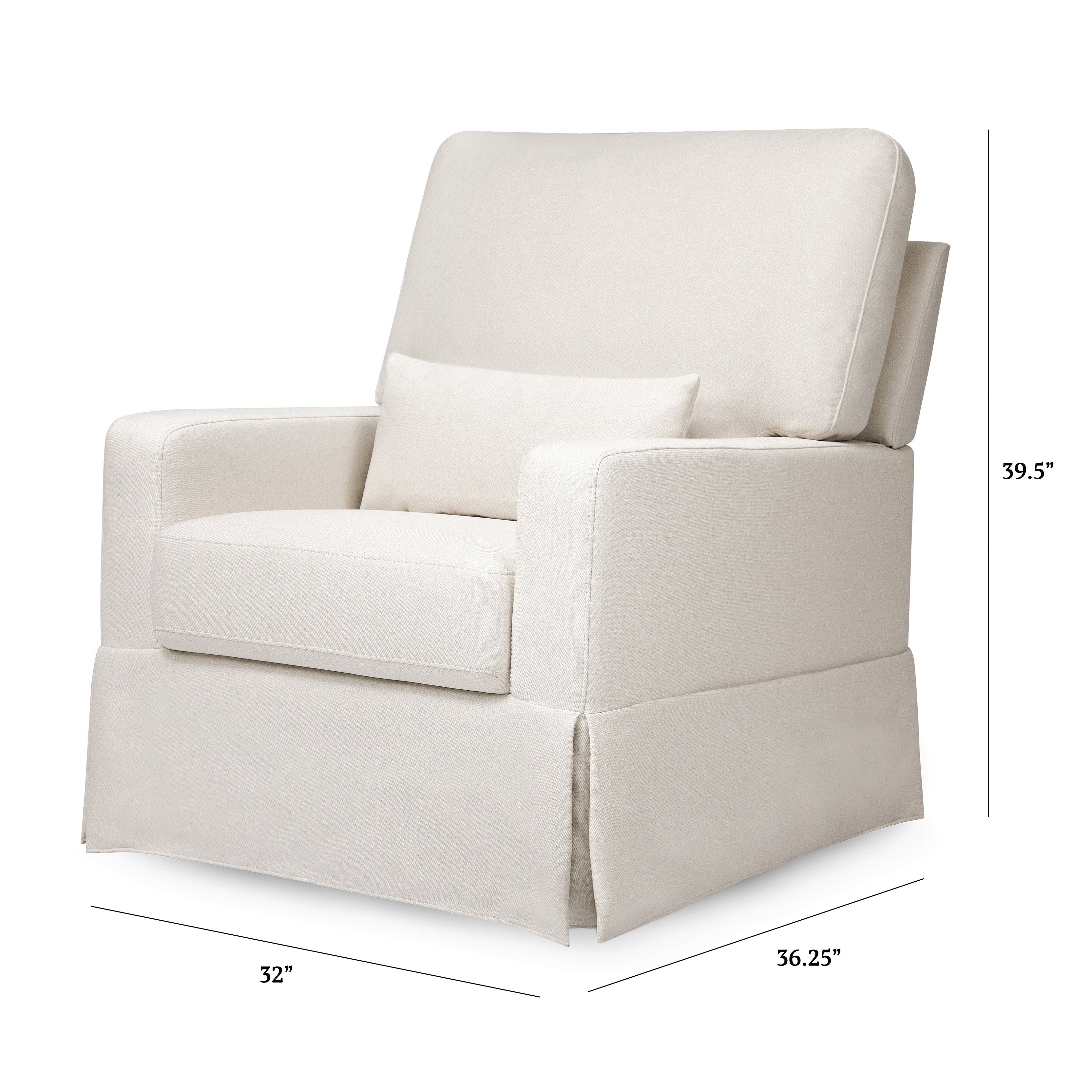 Namesake Crawford Pillowback Comfort Swivel Glider | Lullabye Shop