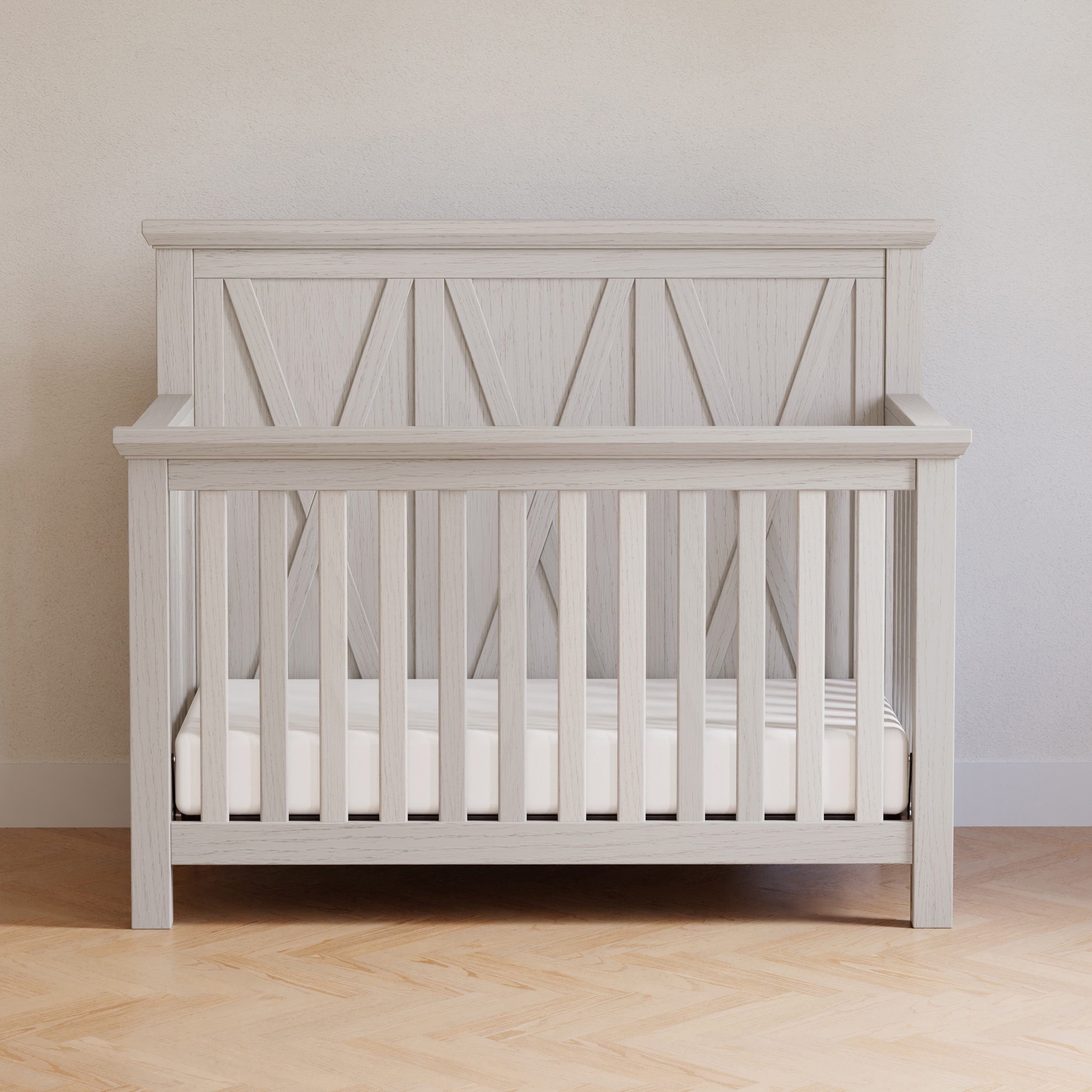 Monogram by Namesake Emory Farmhouse 4-in-1 Convertible Crib | Lullabye Shop