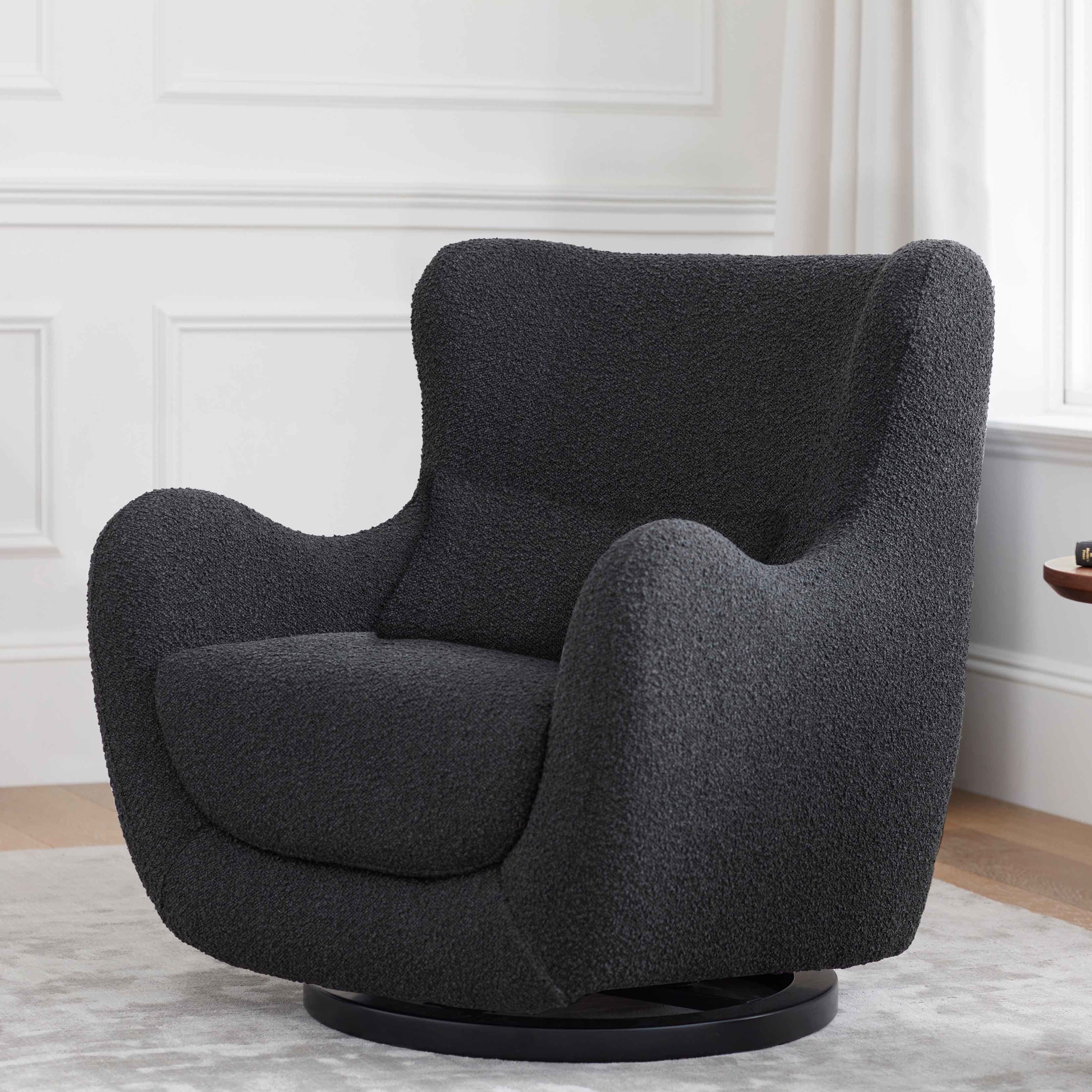 Babyletto Solstice Swivel Glider in Boucle | Lullabye Shop