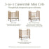 Namesake Abigail 3-in-1 Convertible Mini Crib | Lullabye Shop