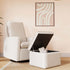 Babyletto Cali Storage Ottoman in Eco-Performance Fabric | Water Repellent & Stain Resistant | Lullabye Shop