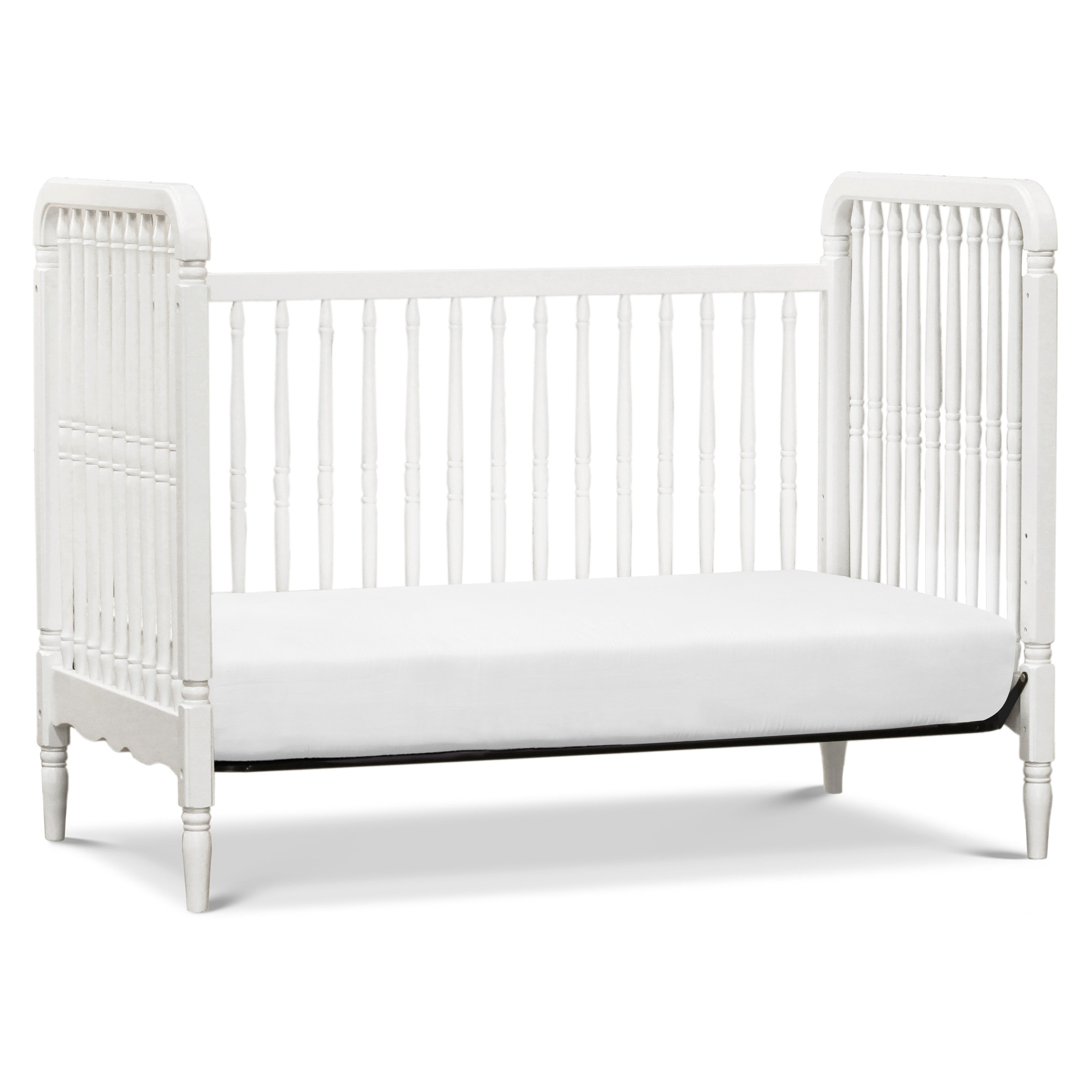 Namesake Liberty 3-in-1 Convertible Spindle Crib with Toddler Bed Conversion Kit | Lullabye Shop