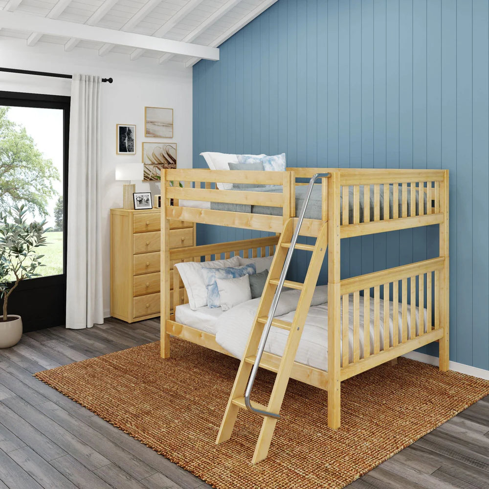 Maxtrix Classic Queen Bunk Bed Angled ladder