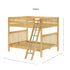 Maxtrix Classic Queen Bunk Bed Angled ladder