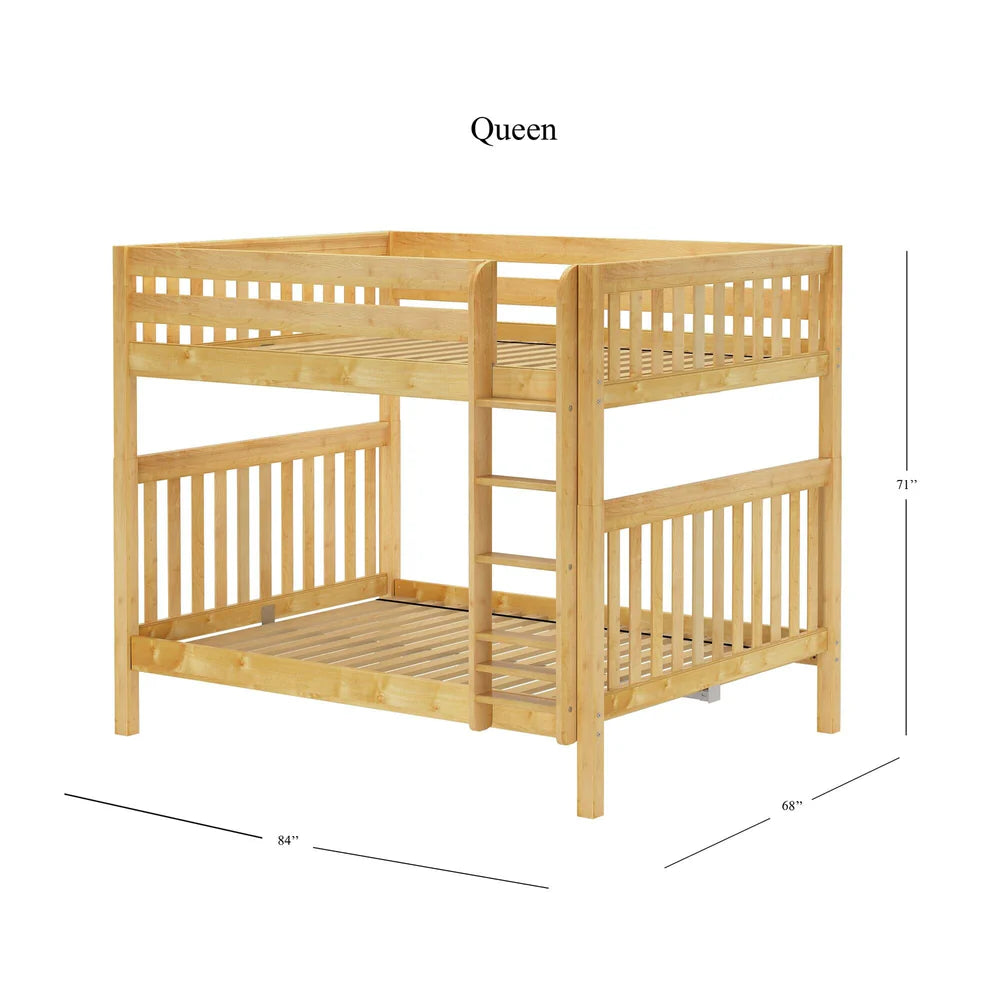 Maxtrix Classic Queen Bunk Bed Ladder on Front