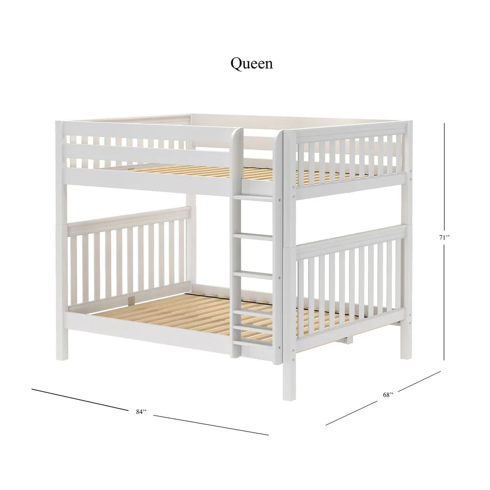 Maxtrix Classic Queen Bunk Bed Ladder on Front