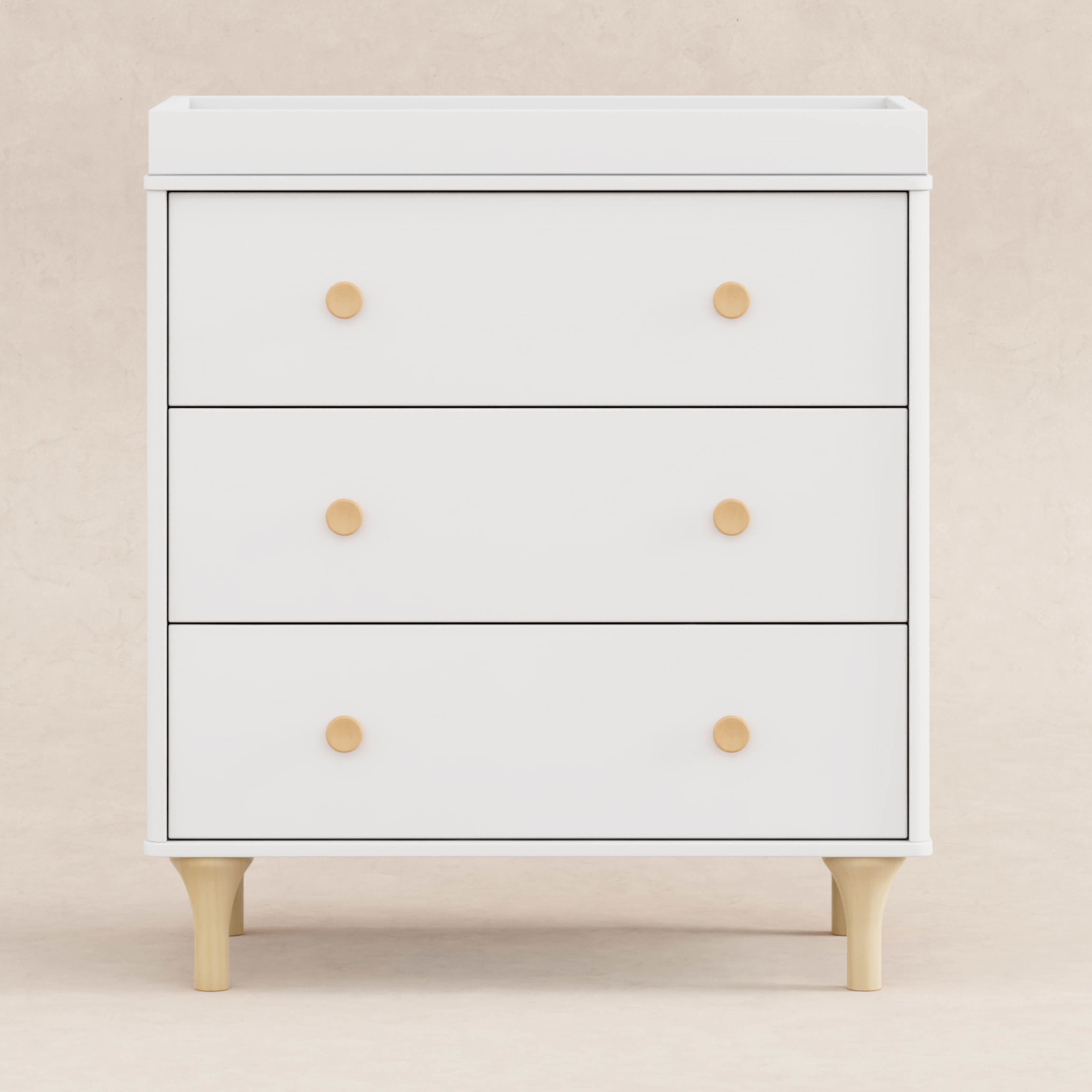 Babyletto Lolly 3-Drawer Changer Dresser with Removable Changing Tray | Lullabye Shop