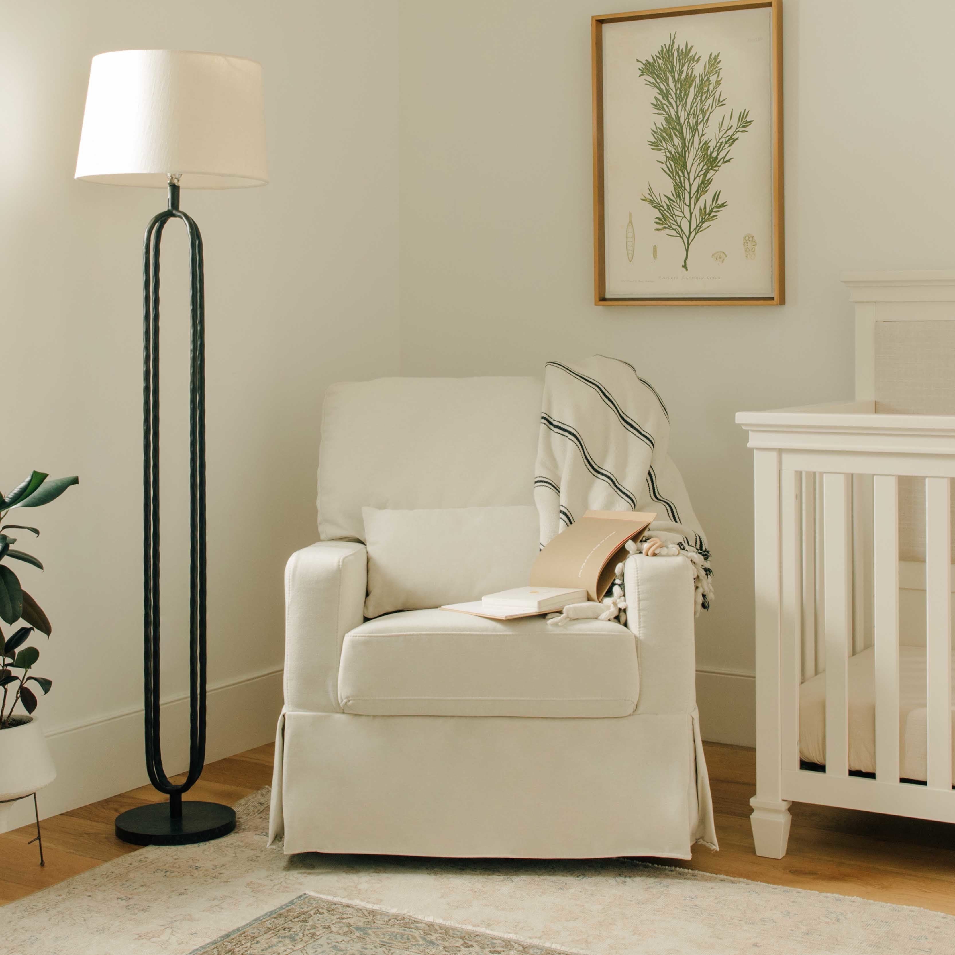 Namesake Crawford Pillowback Comfort Swivel Glider | Lullabye Shop