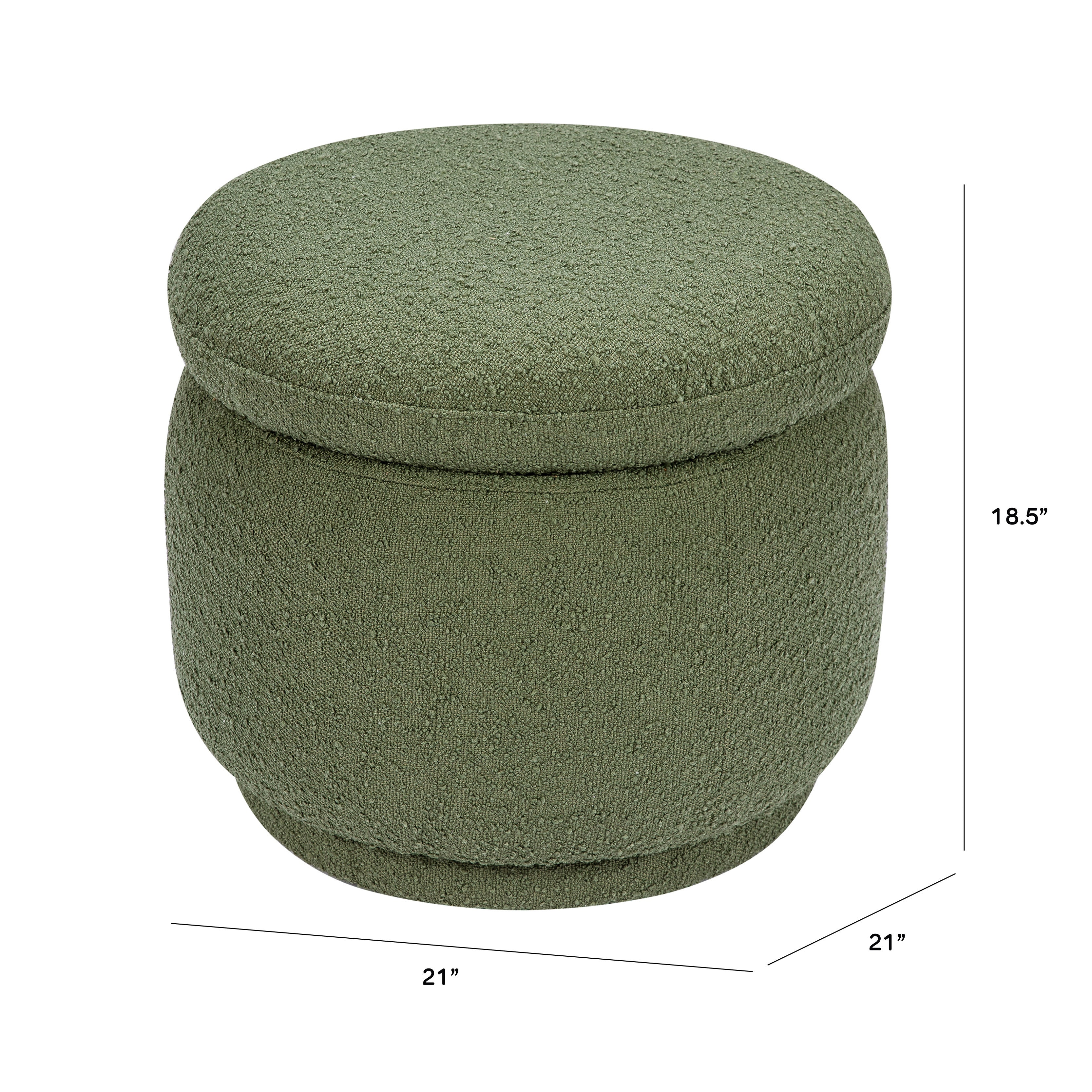 Babyletto Enoki Storage Ottoman in Boucle | Lullabye Shop