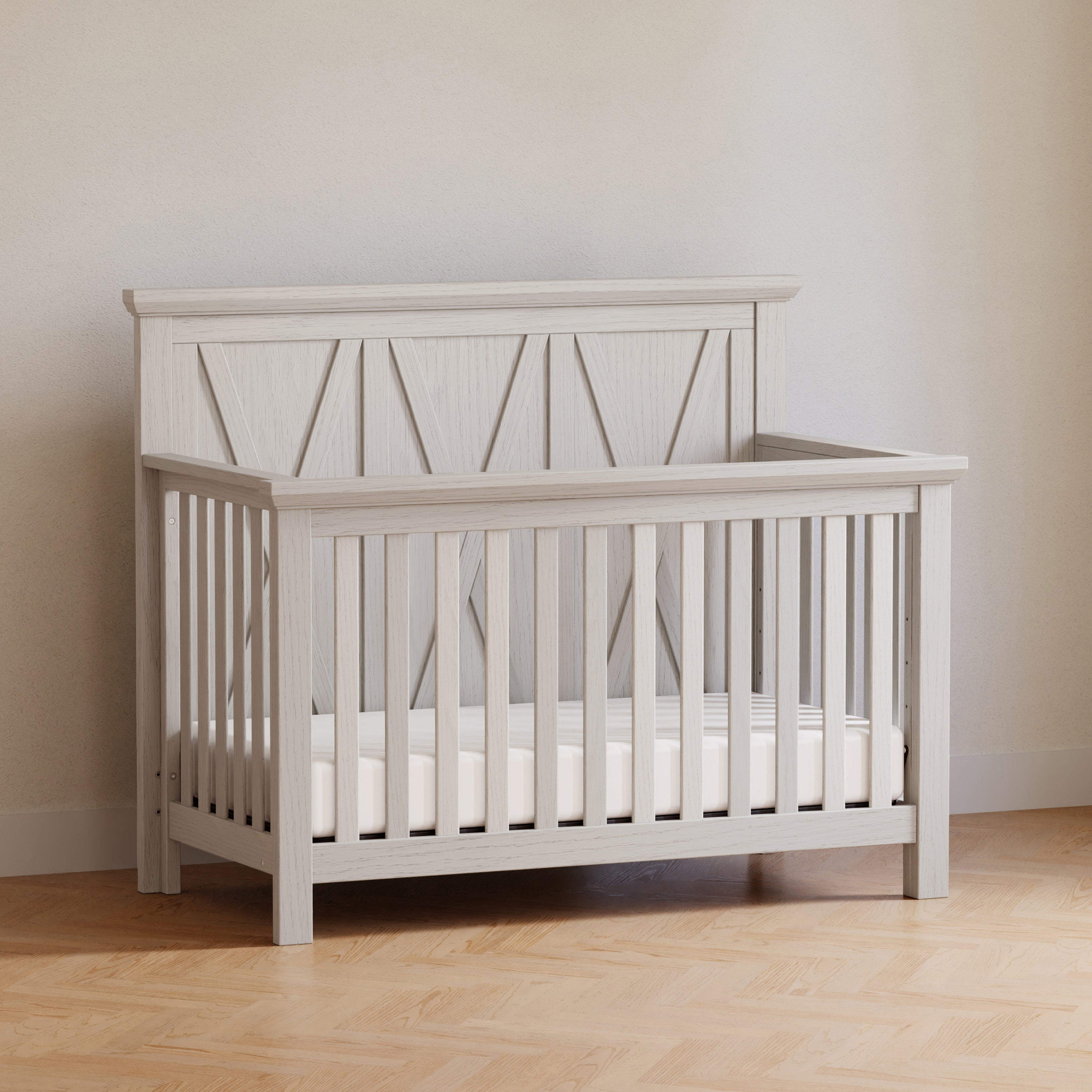 Monogram by Namesake Emory Farmhouse 4-in-1 Convertible Crib | Lullabye Shop