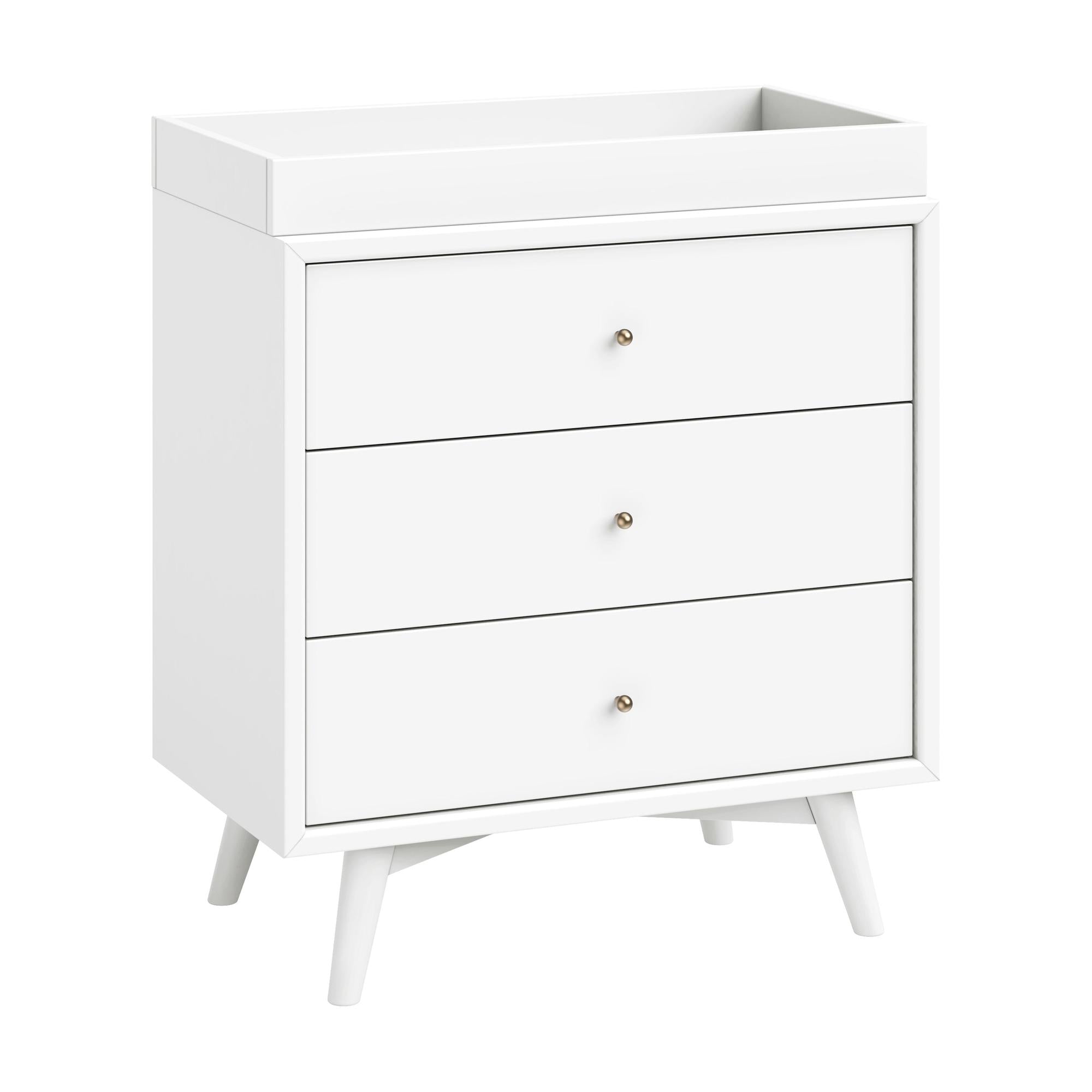 Babyletto Palma 3 Drawer Assembled Dresser White