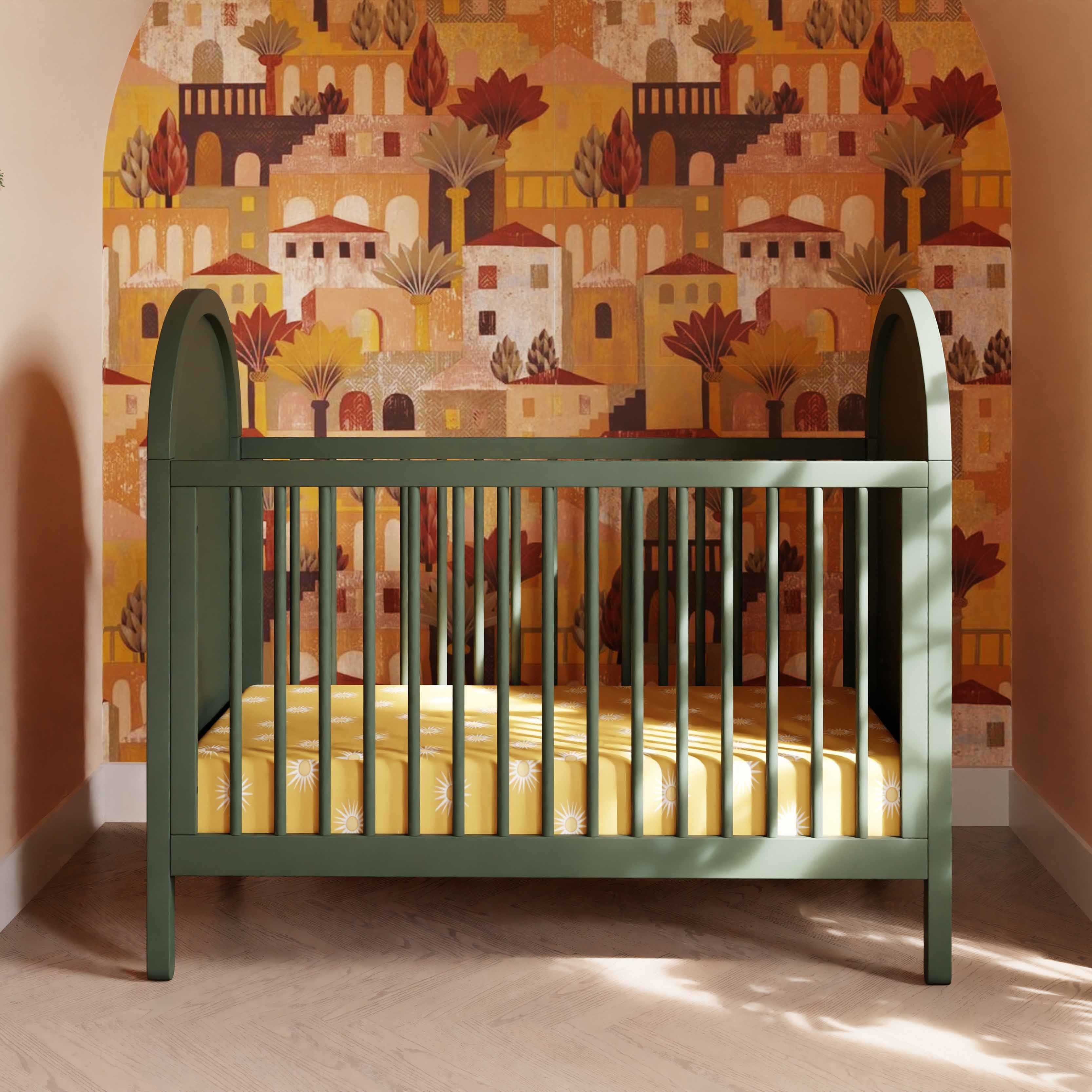 Babyletto Bondi Cane 3-in-1 Convertible Crib with Toddler Bed Conversion Kit | Lullabye Shop