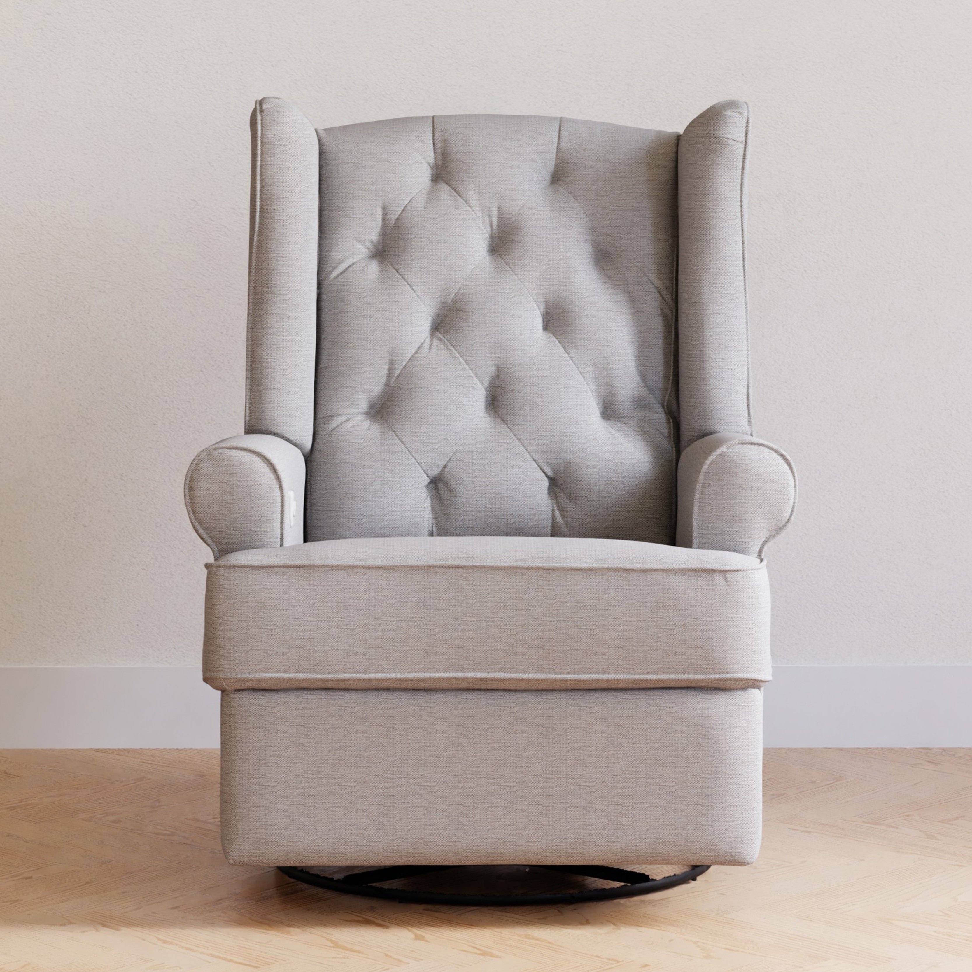 Namesake Harbour Electronic Recliner and Swivel Glider in Eco-Performance Fabric with USB port | Water Repellent & Stain Resistant | Lullabye Shop