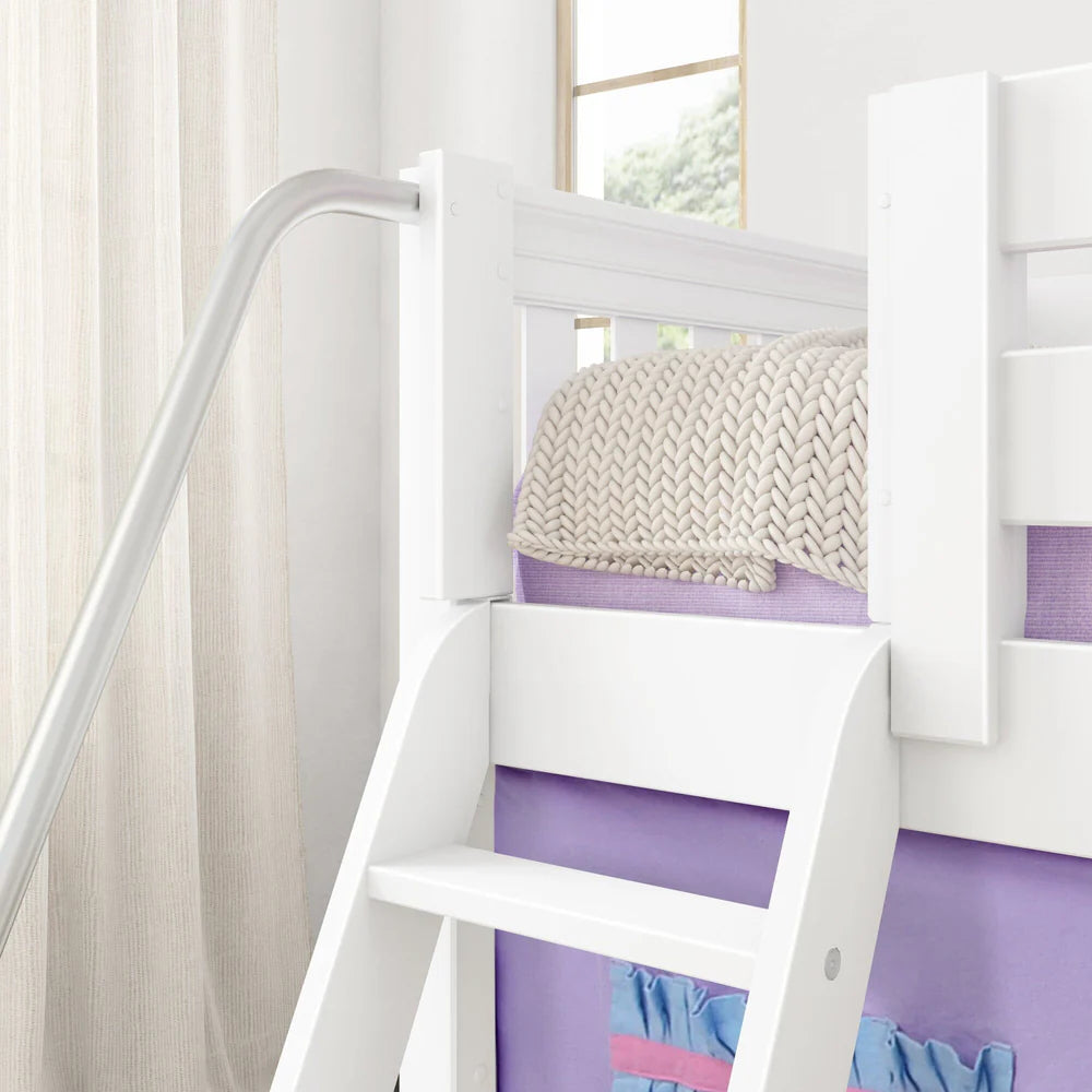 Maxtrix Twin Fort Loft Bed with Slide