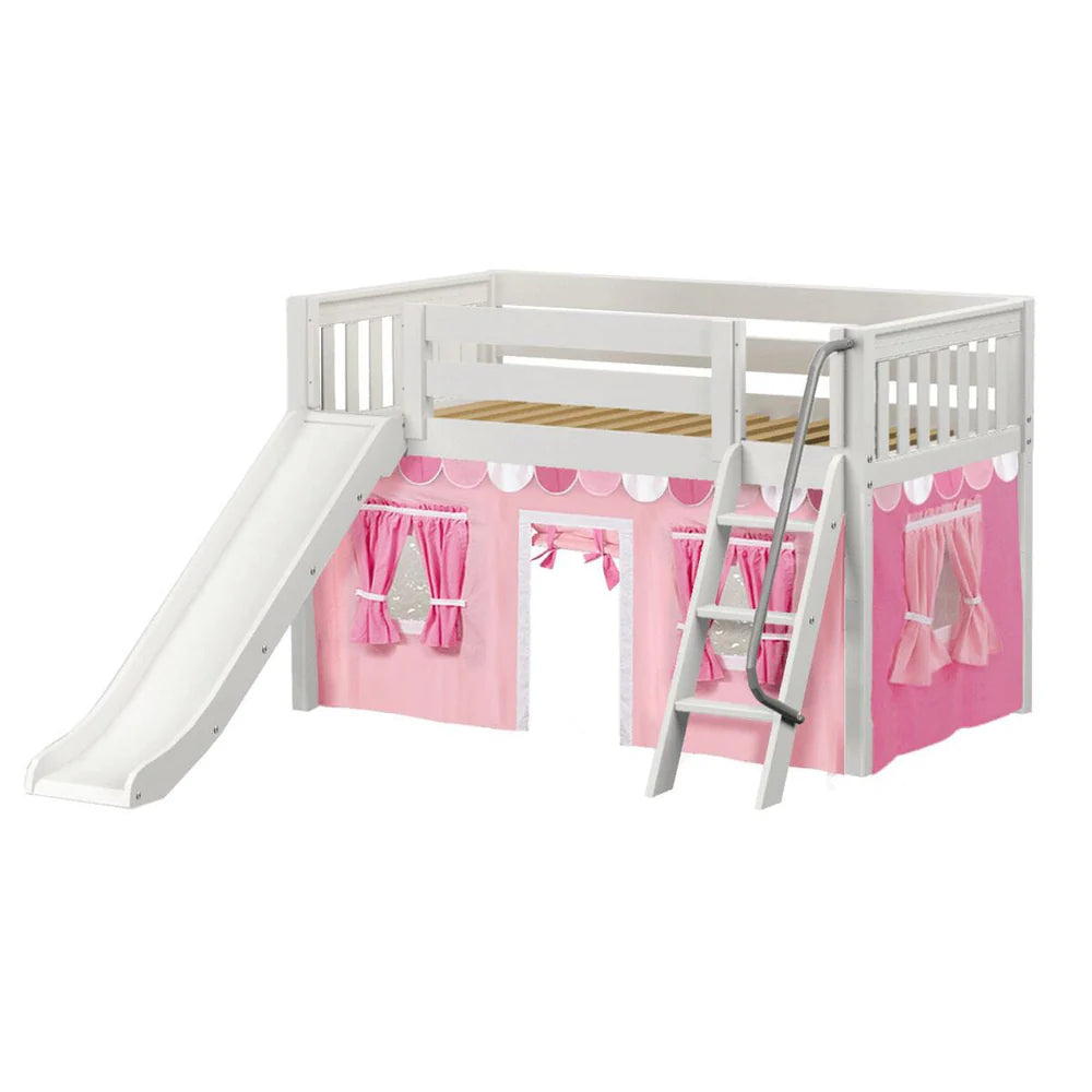 Maxtrix Twin Fort Loft Bed with Slide