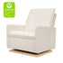 Babyletto Cali Pillowback Chair and a Half Glider in Fleece | Lullabye Shop