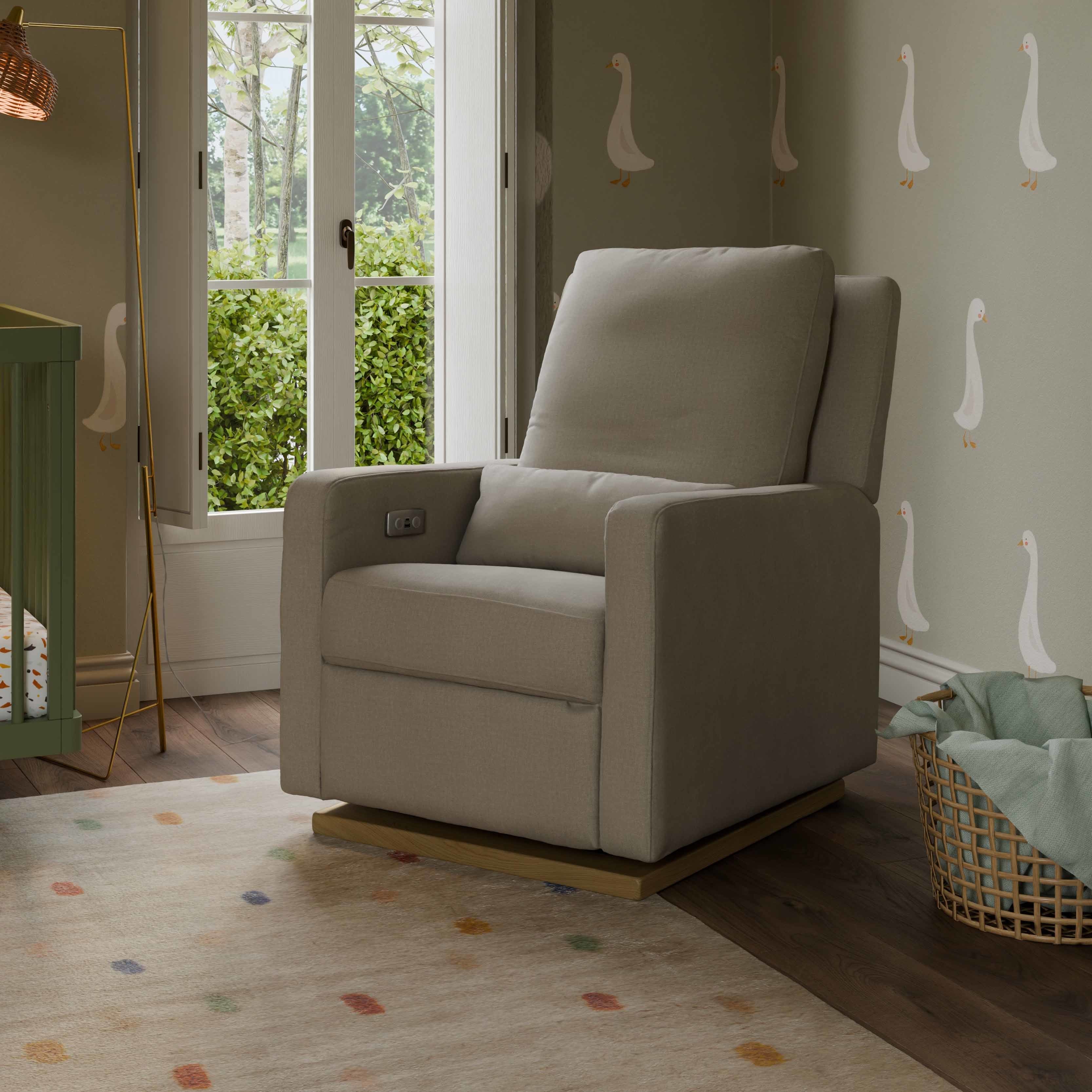 Babyletto Sigi Electronic Recliner and Glider with USB Port | Lullabye Shop
