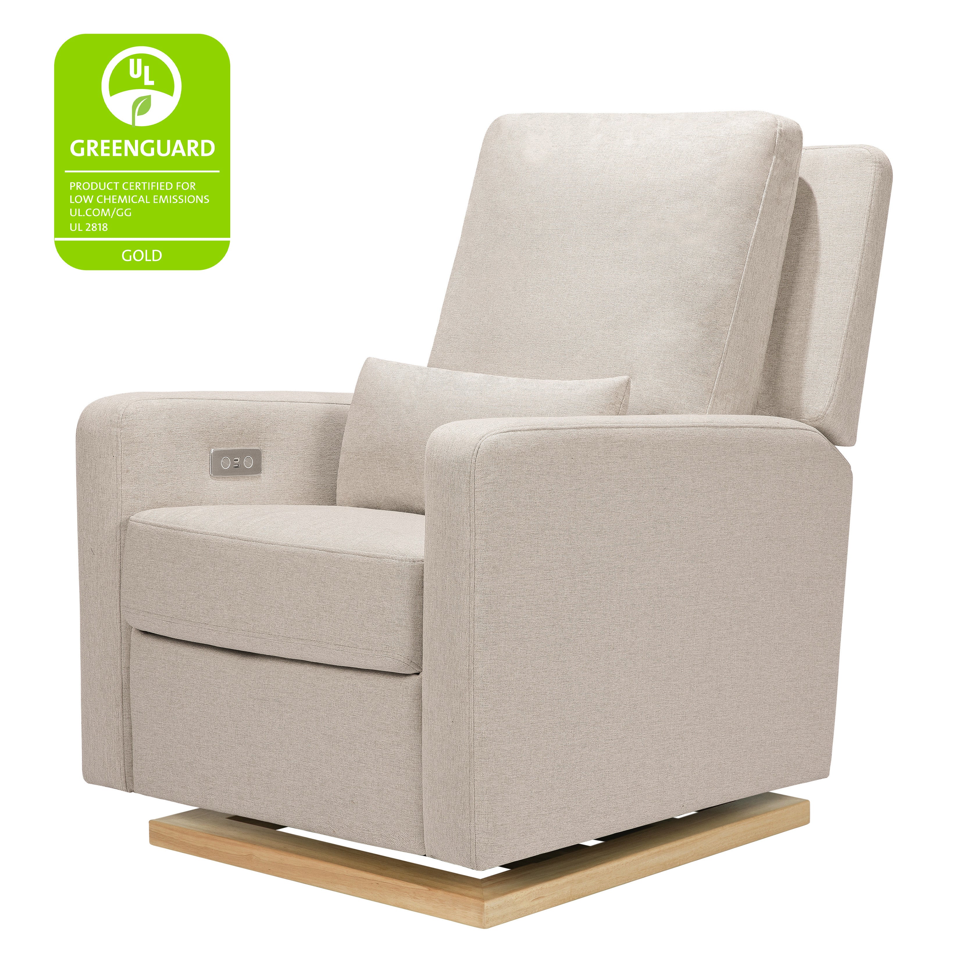 Babyletto Sigi Electronic Recliner and Glider with USB Port | Lullabye Shop