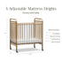 Namesake Abigail 3-in-1 Convertible Mini Crib | Lullabye Shop