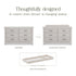 Monogram by Namesake Emory Farmhouse 6-Drawer Dresser | Lullabye Shop