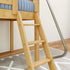 Maxtrix Twin XL Low Loft Bed angle ladder