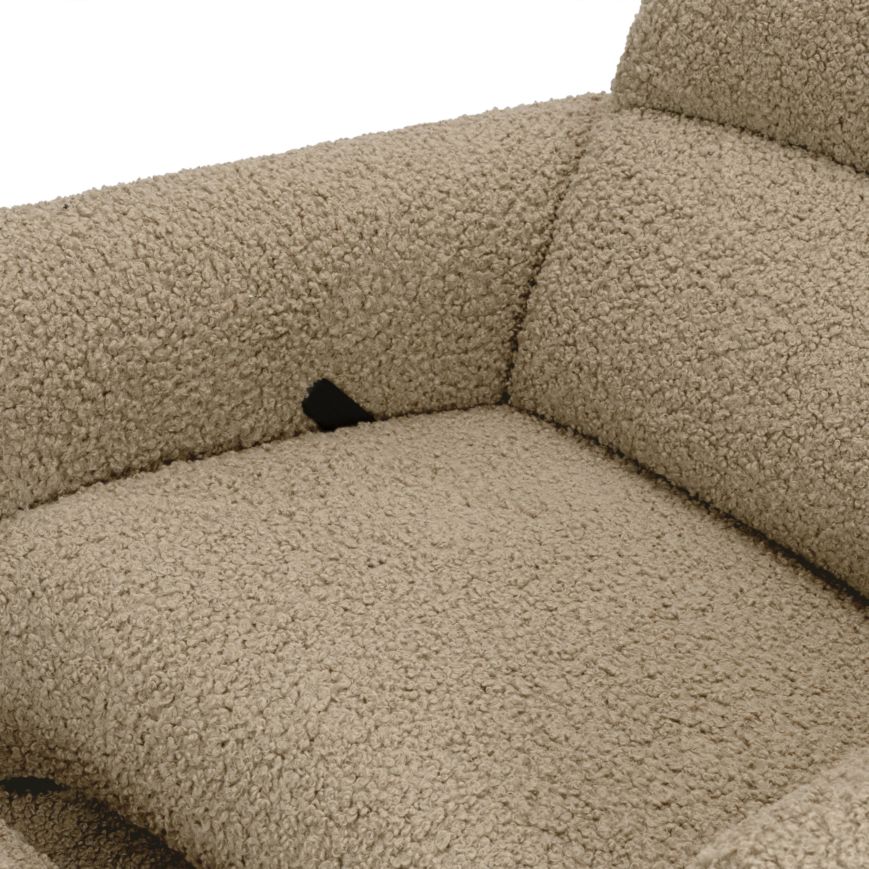 Babyletto Rainbow Recliner and Swivel Glider in Teddy Loop | Lullabye Shop