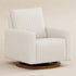 Babyletto Poe Channeled Swivel Glider in Eco-Performance Fabric | Water Repellent & Stain Resistant | Lullabye Shop