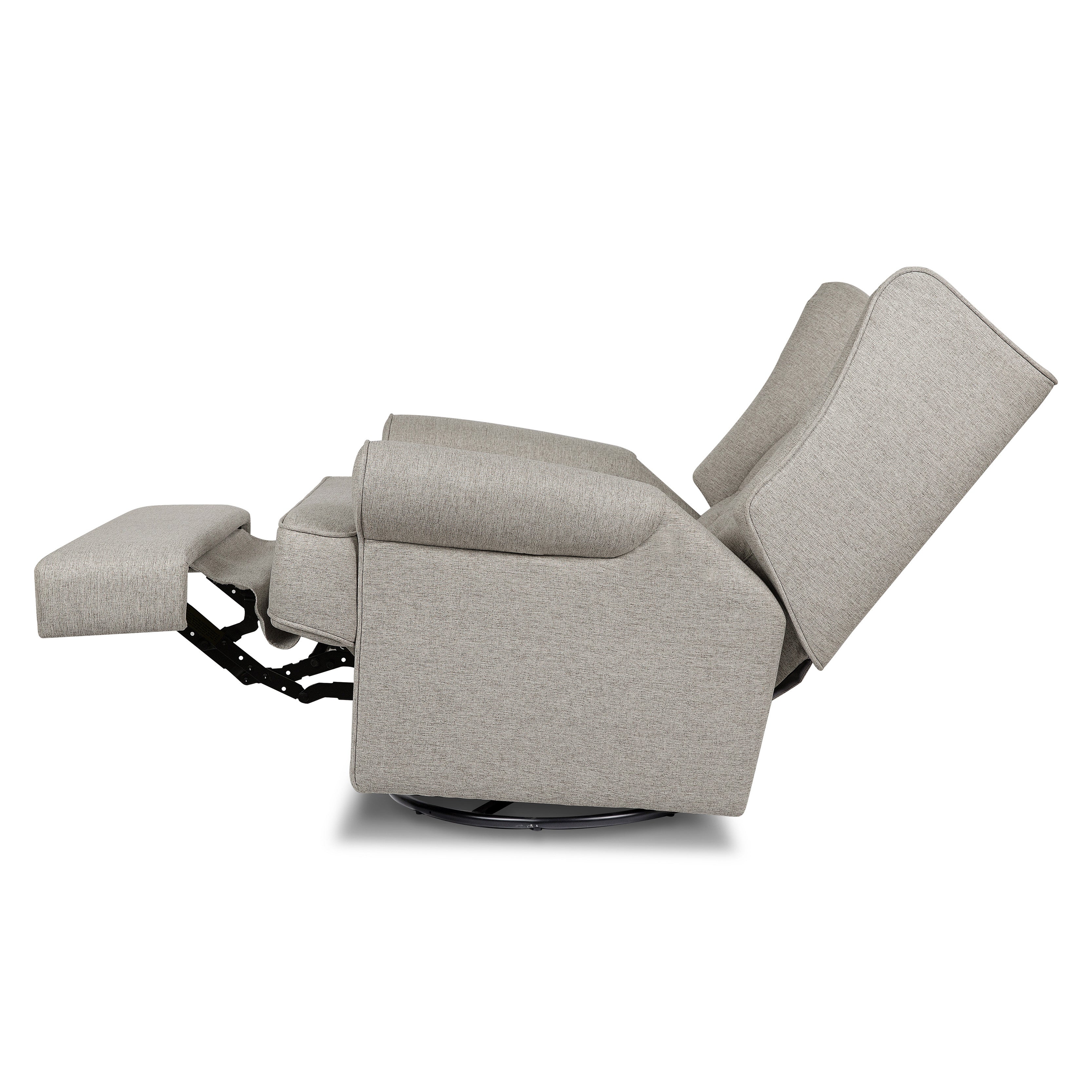 Namesake Harbour Electronic Recliner and Swivel Glider in Eco-Performance Fabric with USB port | Water Repellent & Stain Resistant | Lullabye Shop