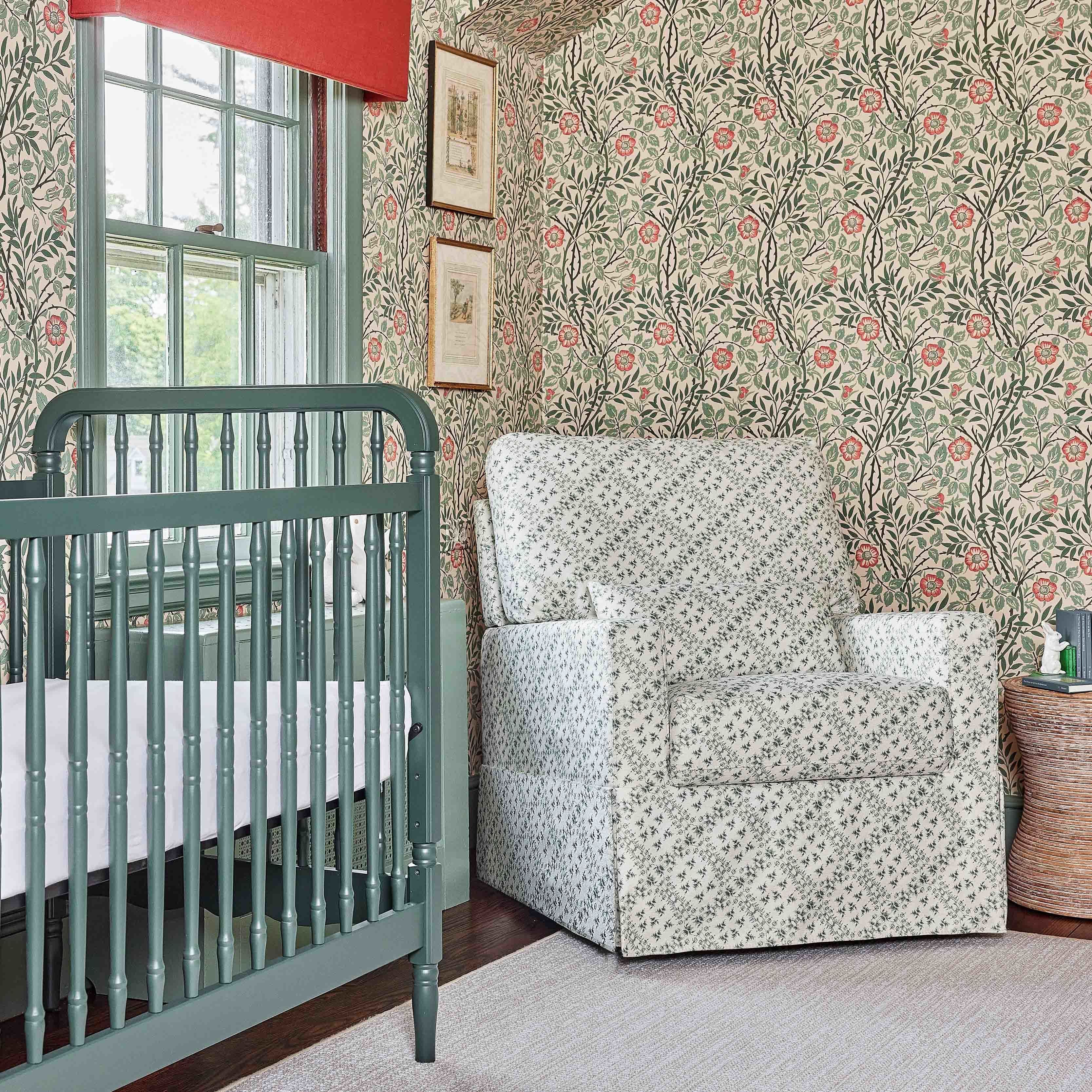 Sarah Flint x Namesake Crawford Swivel Glider in Eco-Performance Fabric | Water Repellent & Stain Resistant | Lullabye Shop